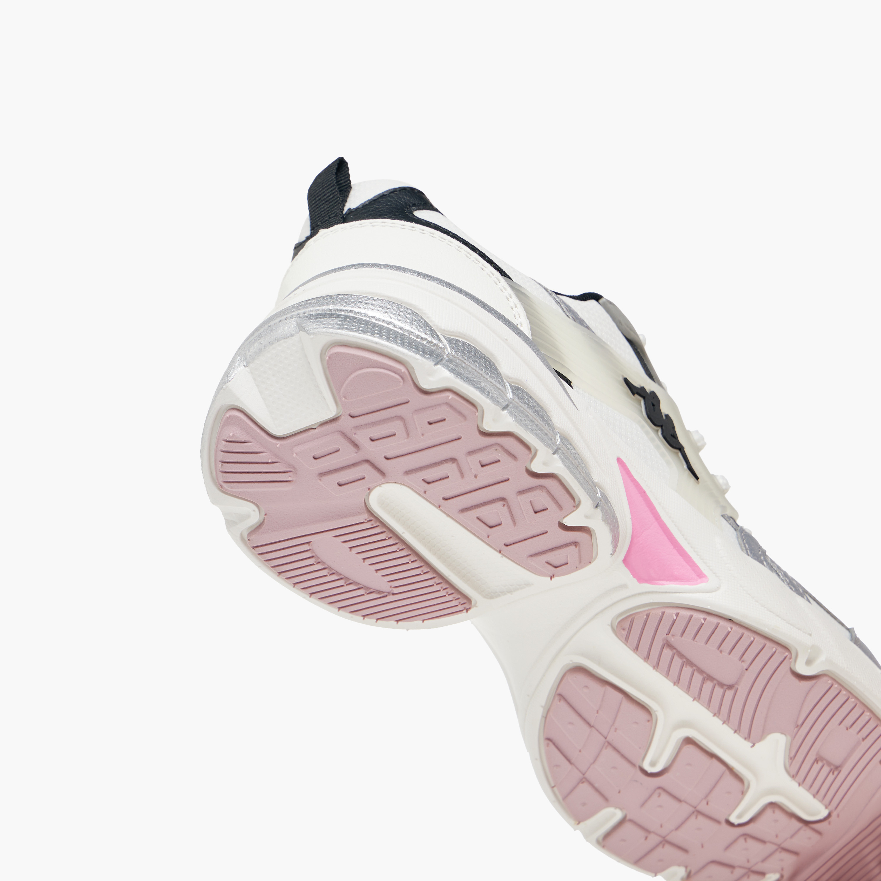 Kappa Women's Panelled Lace-Up Sports Shoes with Pull Tabs-women-shoes-sneakers-image-5