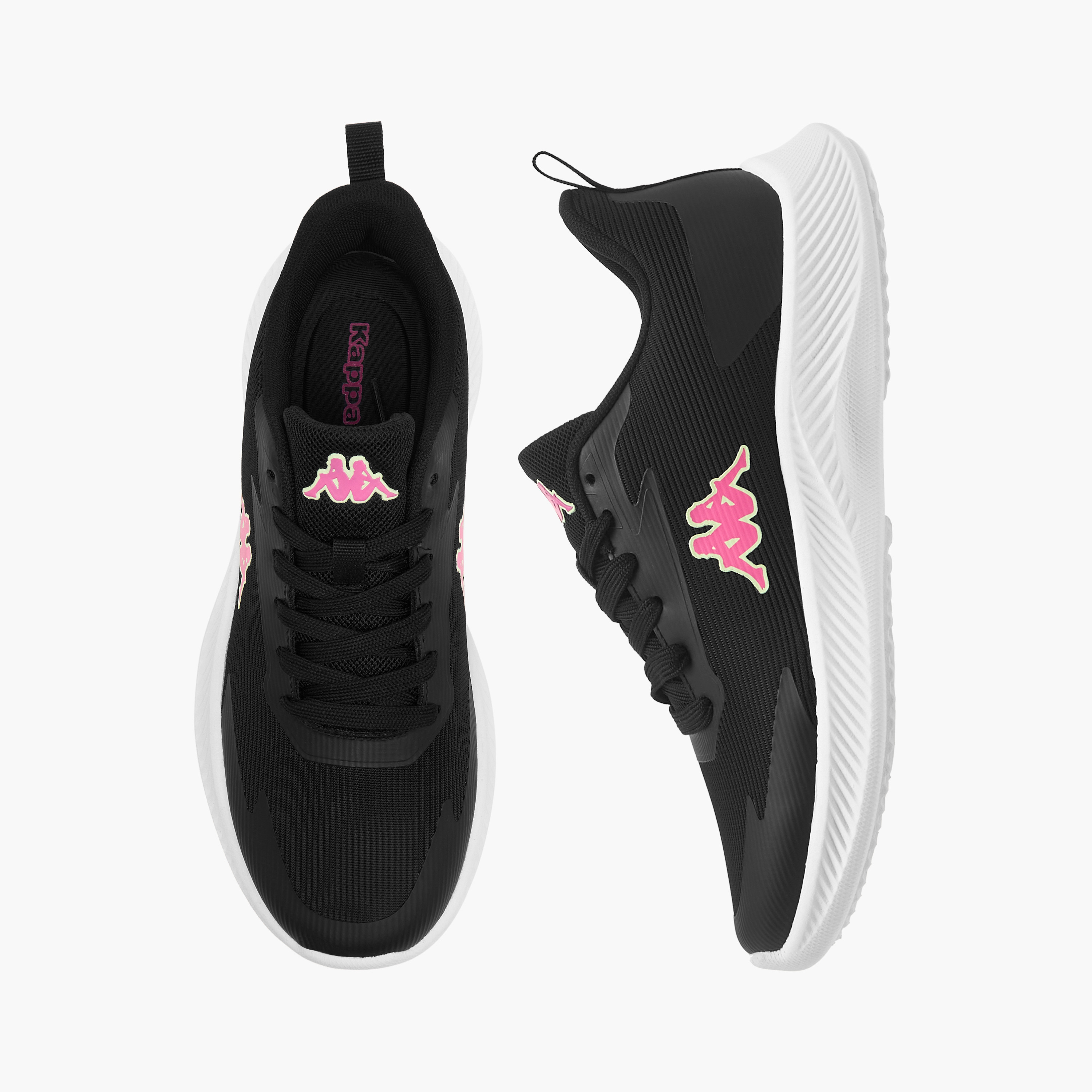 حذاء رياضي بتفاصيل شعار ورباط إغلاق للنساء من كابا-sports-women-shoes-image-1
