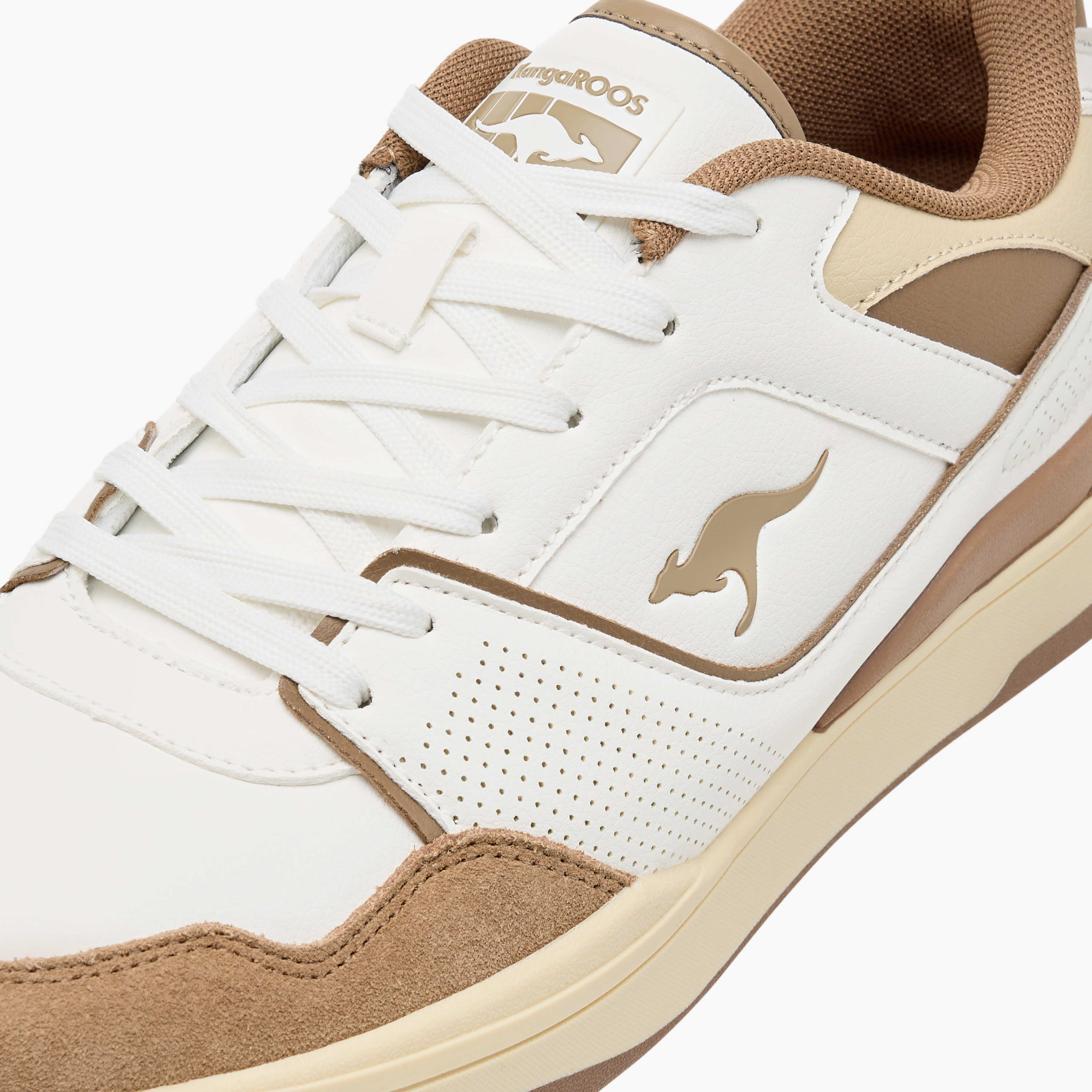 KangaROOS Men's Panelled Lace-Up Sneakers-men-shoes-sneakers-image-5