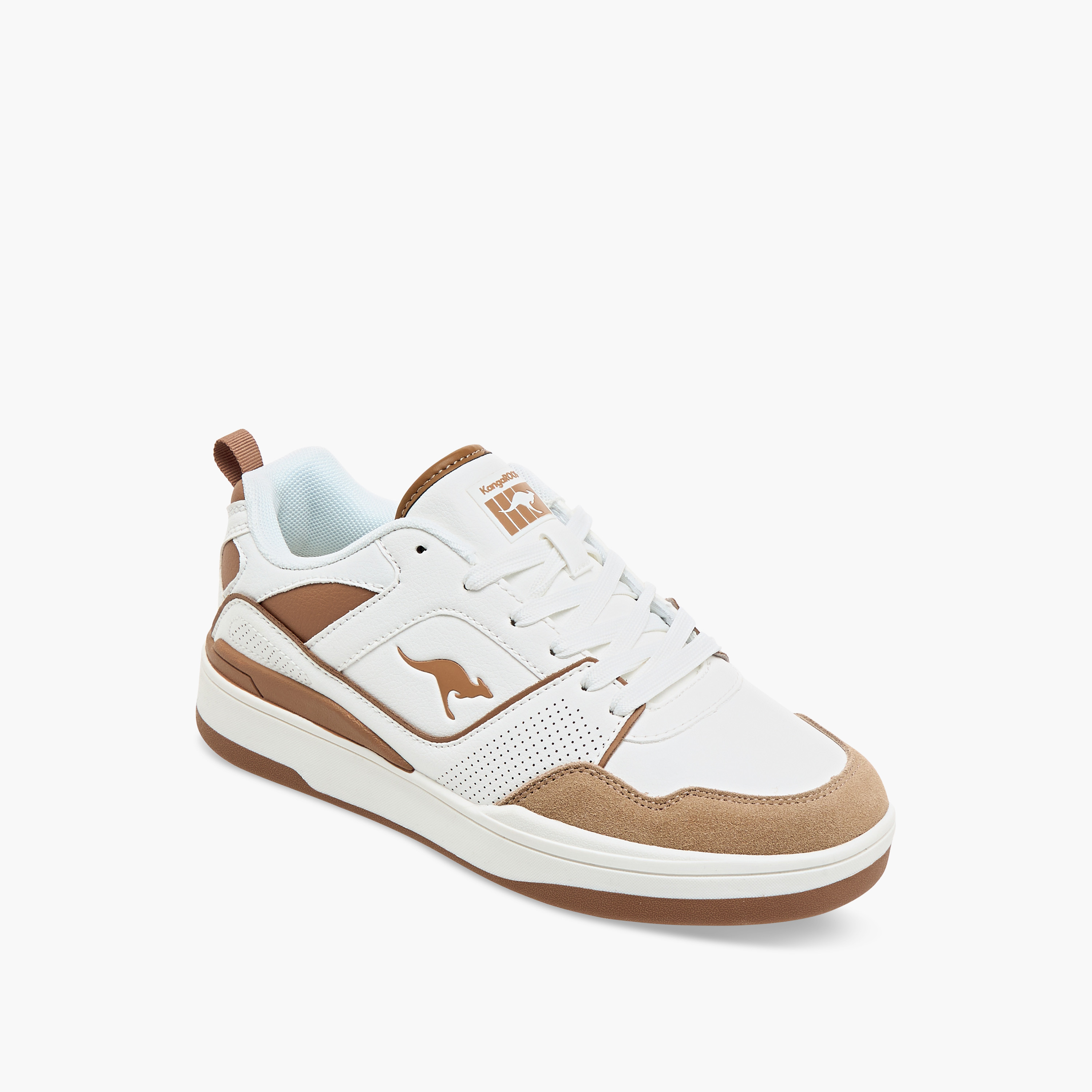 KangaROOS Women's Panelled Lace-Up Sneakers-women-shoes-sneakers-image-2