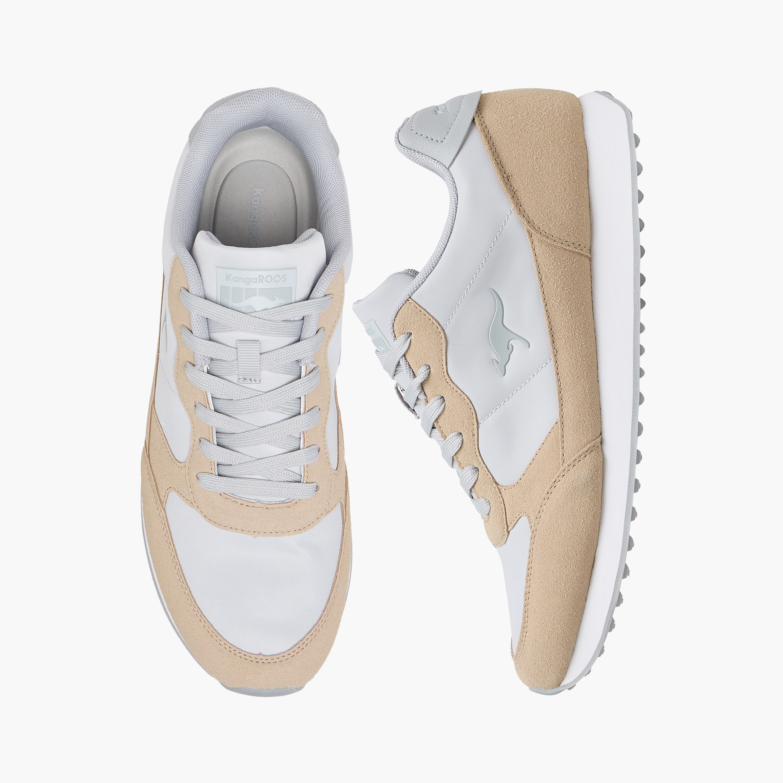 حذاء سنيكرز بألواح ورباط للرجال من كانجاروز-men-shoes-sneakers-image-1