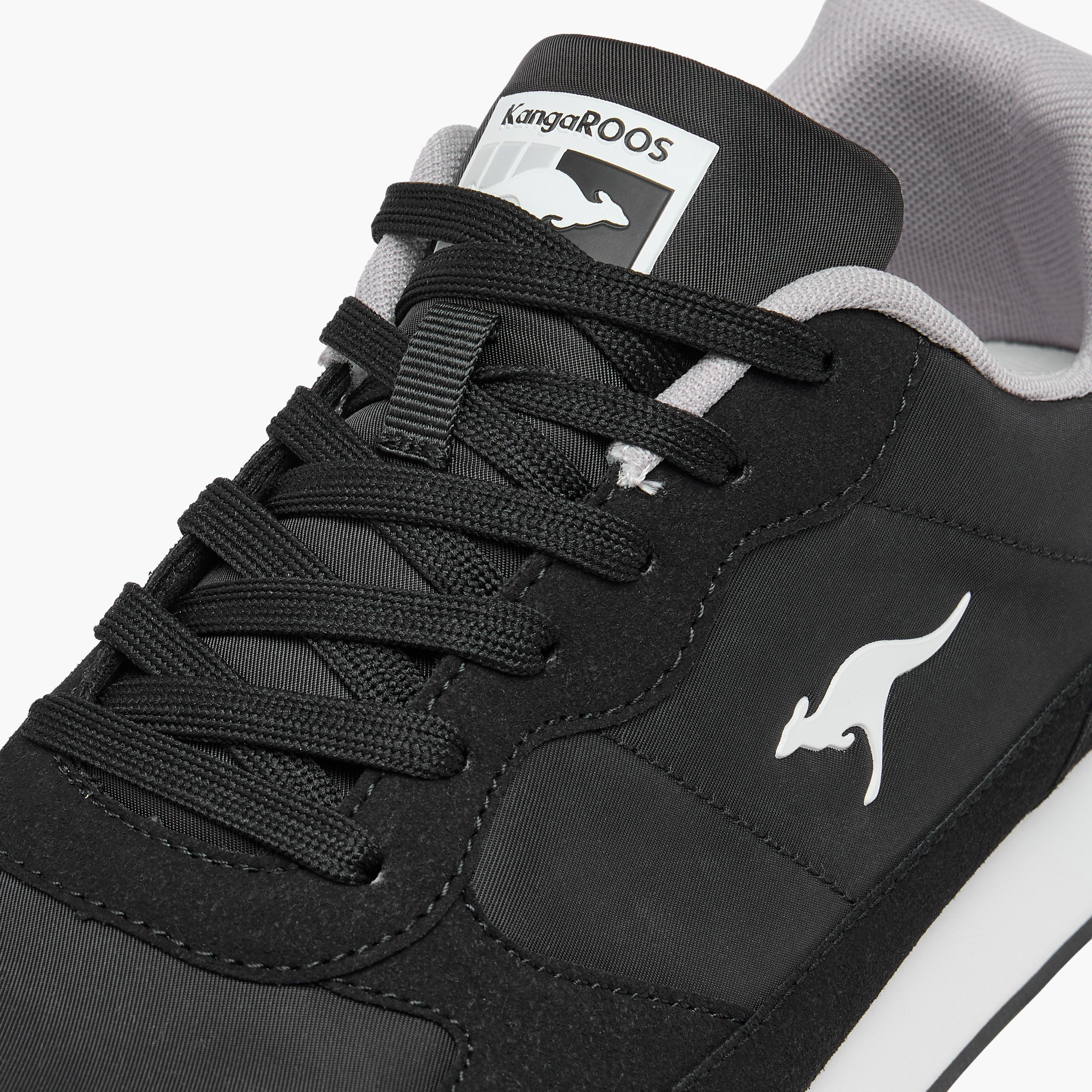 KangaROOS Men's Panelled Lace-Up Sneakers-men-shoes-sports-image-5