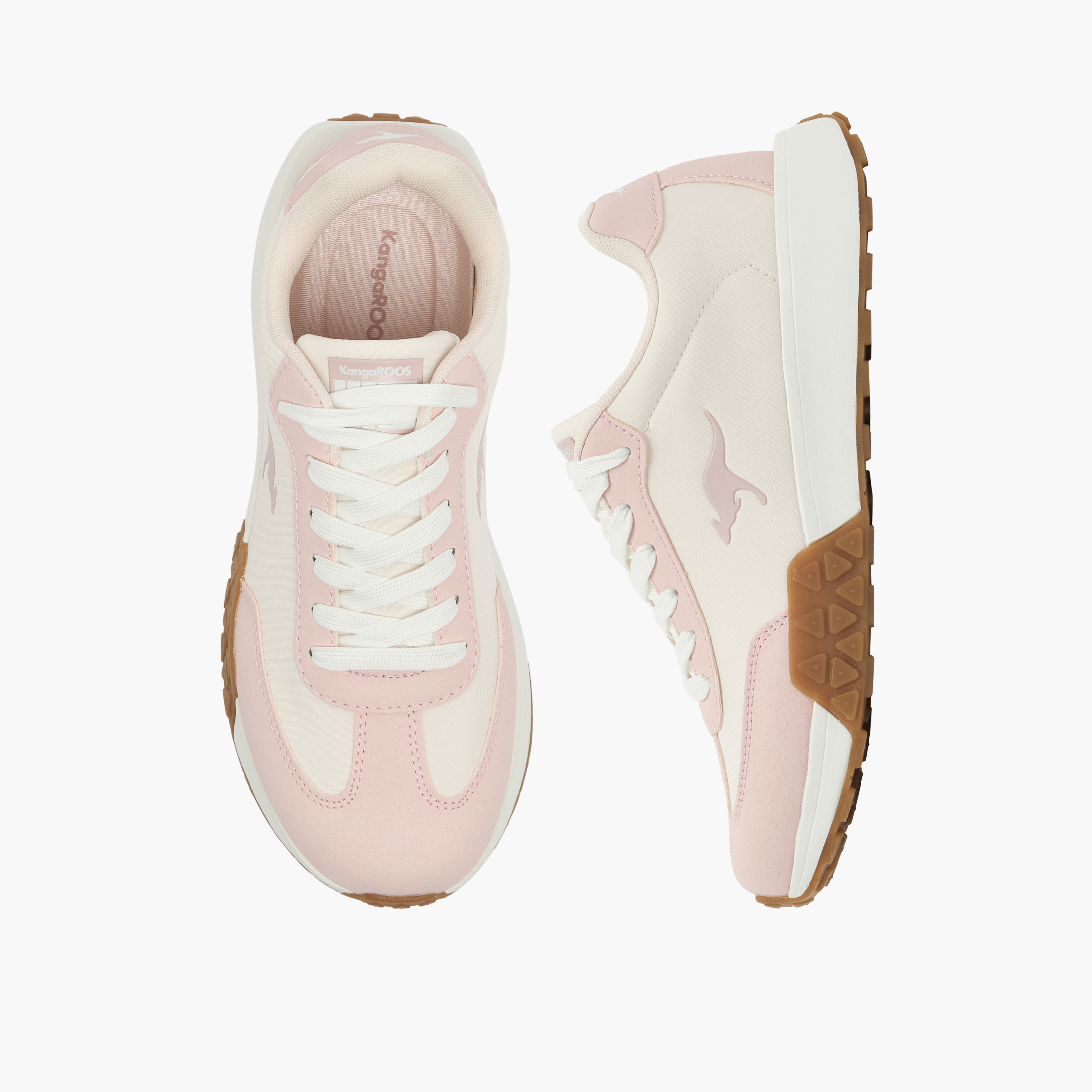 KangaROOS Women Colourblock Lace-Up Sports Shoes-women-shoes-sports-image-1