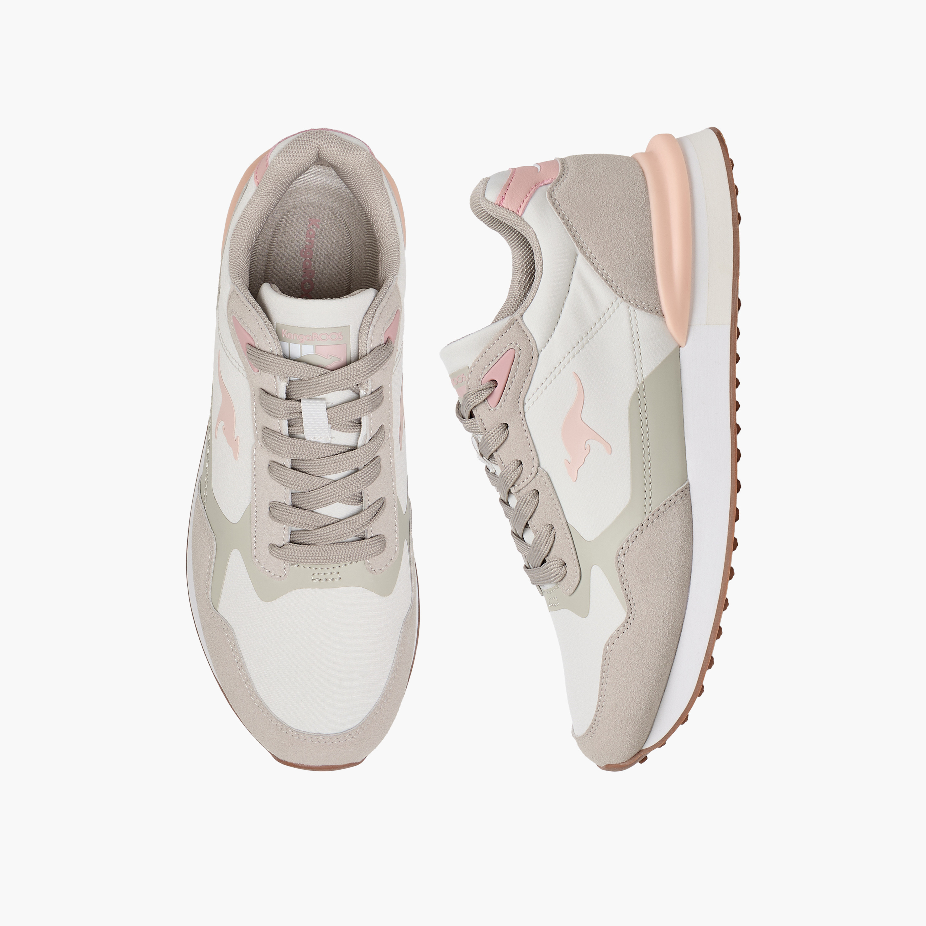 حذاء رياضي بقوالب ملونة ورباط للنساء من كانجاروز-women-shoes-sneakers-image-1