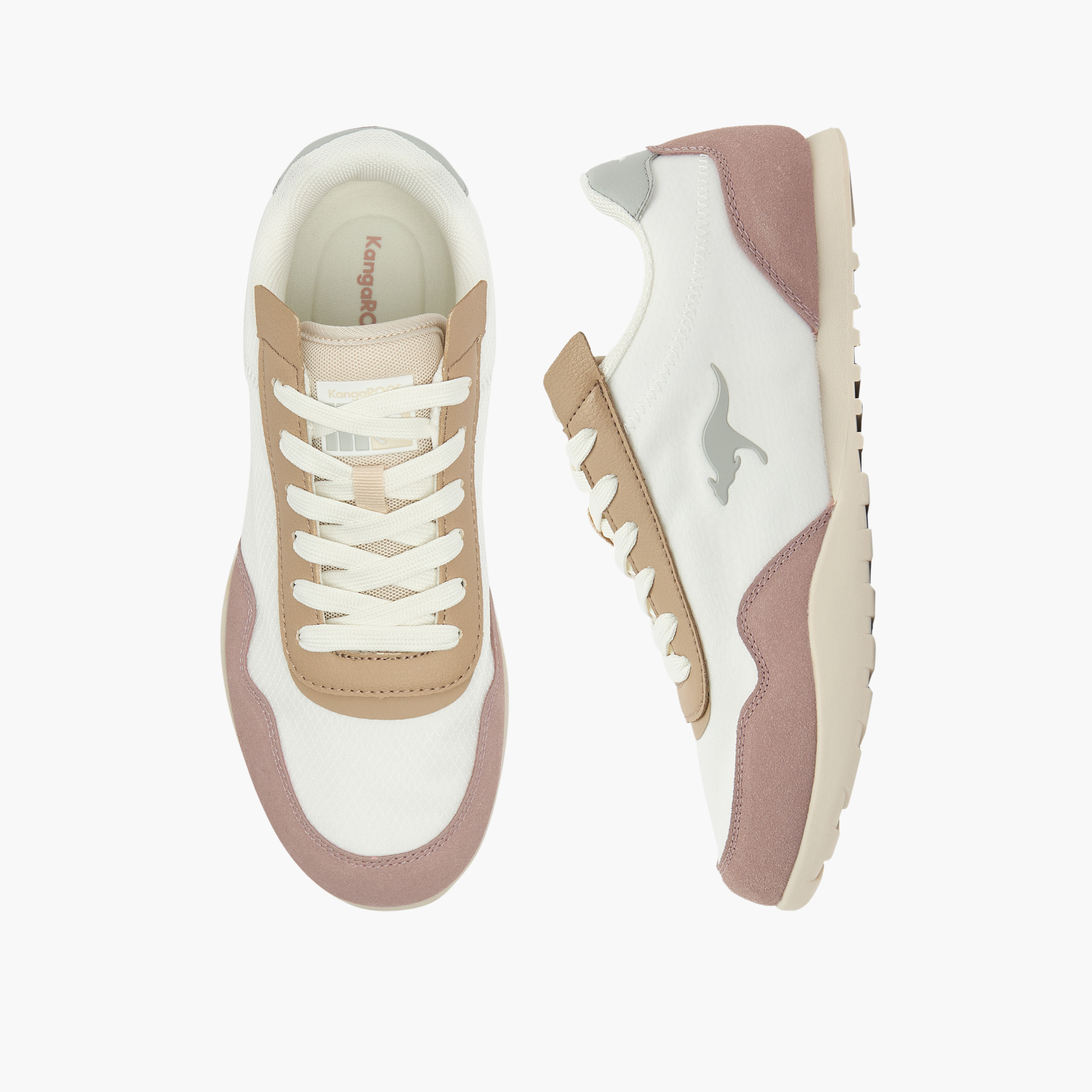 KangaROOS Women Logo Print Lace-Up Sports Shoes-women-shoes-sneakers-image-1