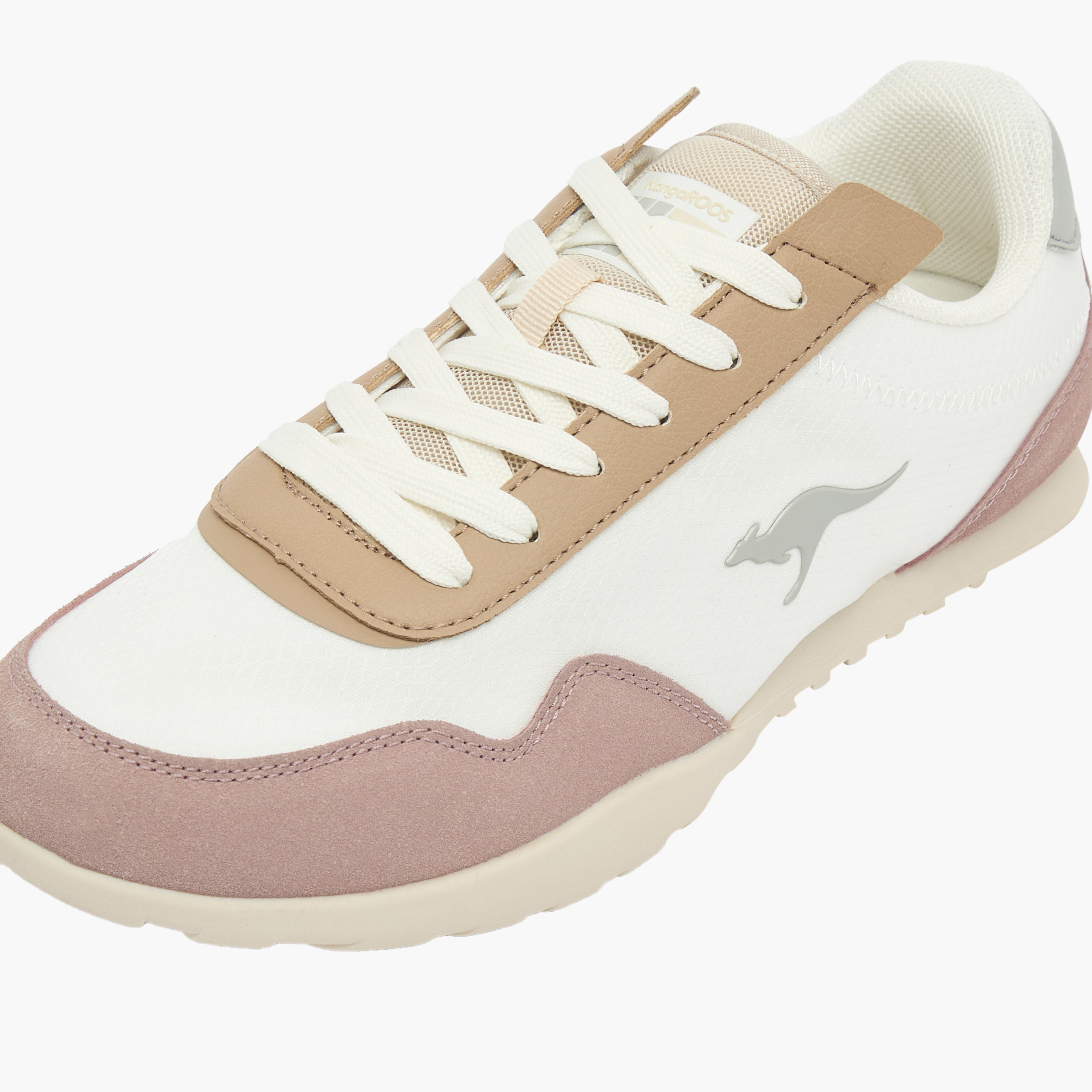 KangaROOS Women Logo Print Lace-Up Sports Shoes-women-shoes-sneakers-image-4