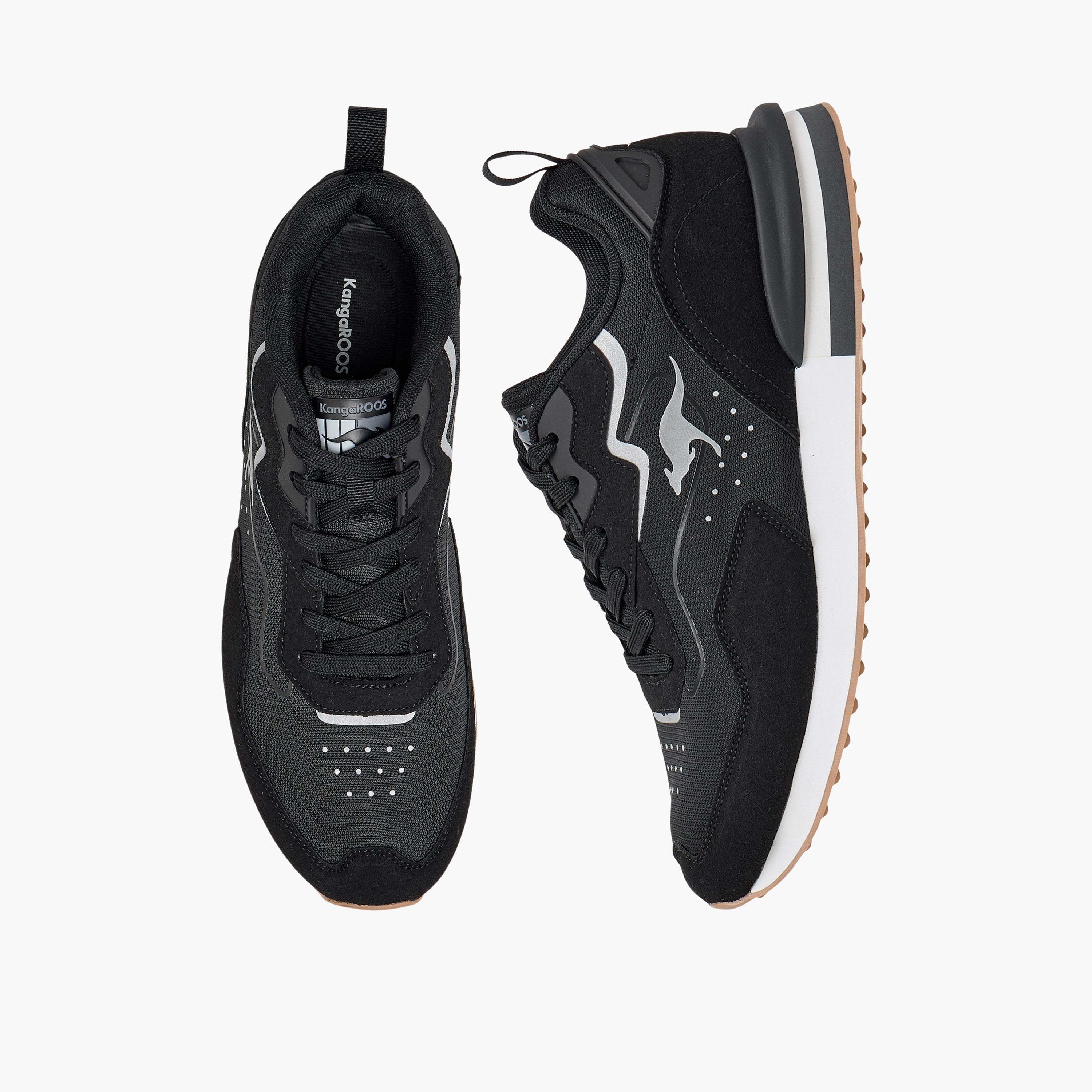حذاء رياضي برباط إغلاق وتصميم قوالب ملونة للنساء من كانغاروز-men-shoes-sneakers-image-1