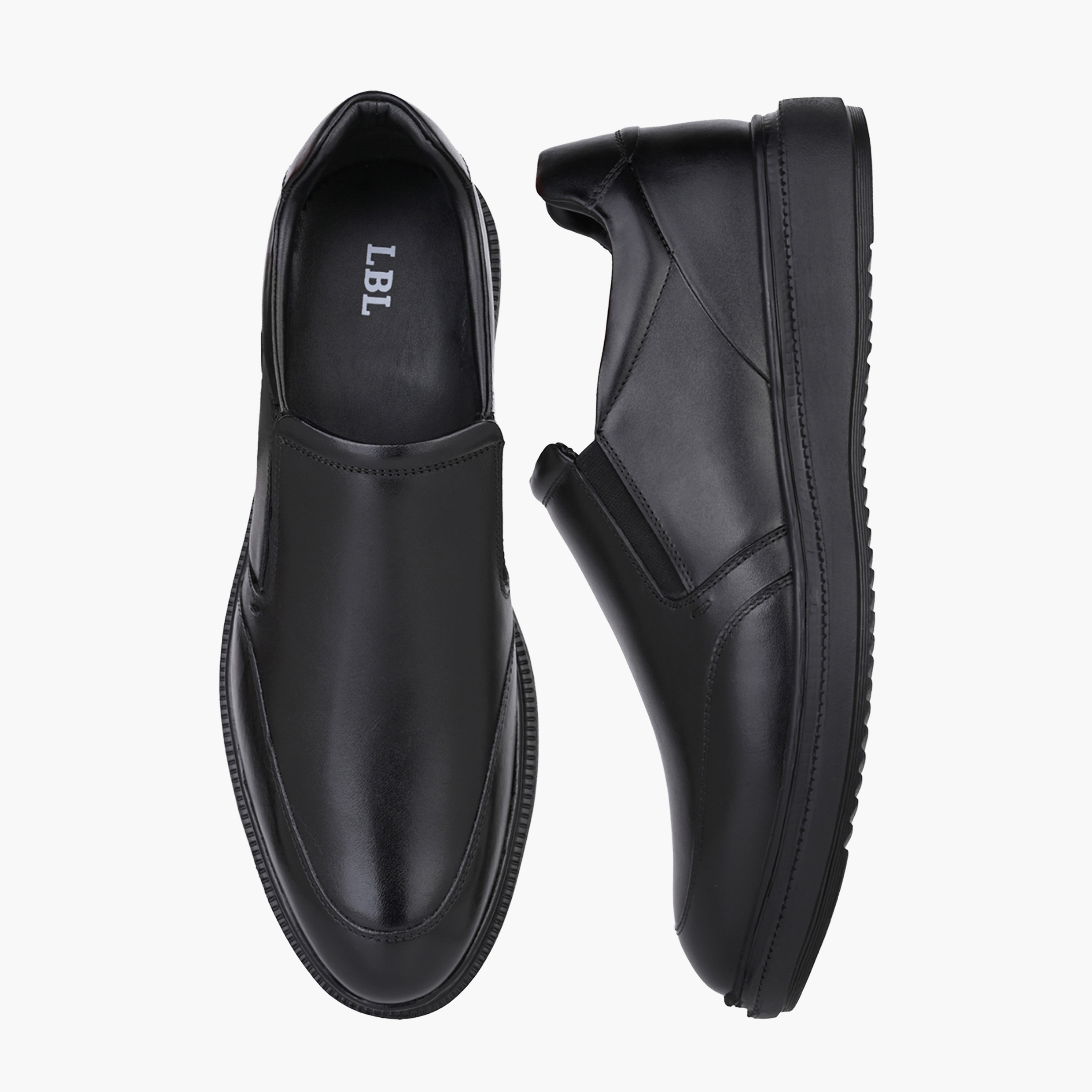 حذاء جلد سهل الارتداء للرجال من أل بي أل من شو إكسبريس-men-shoes-formalshoes-image-1