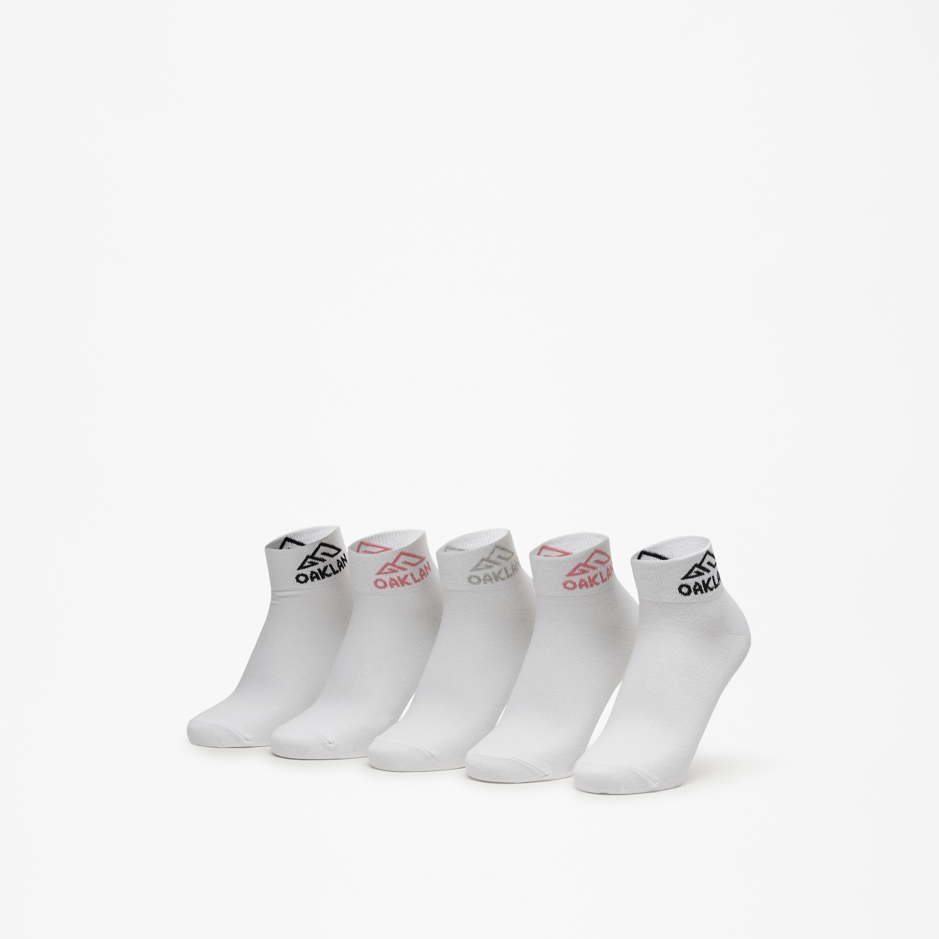Oaklan by Shoexpress Printed Ankle Length Socks - Set of 5-women-socksandstockings-image-1