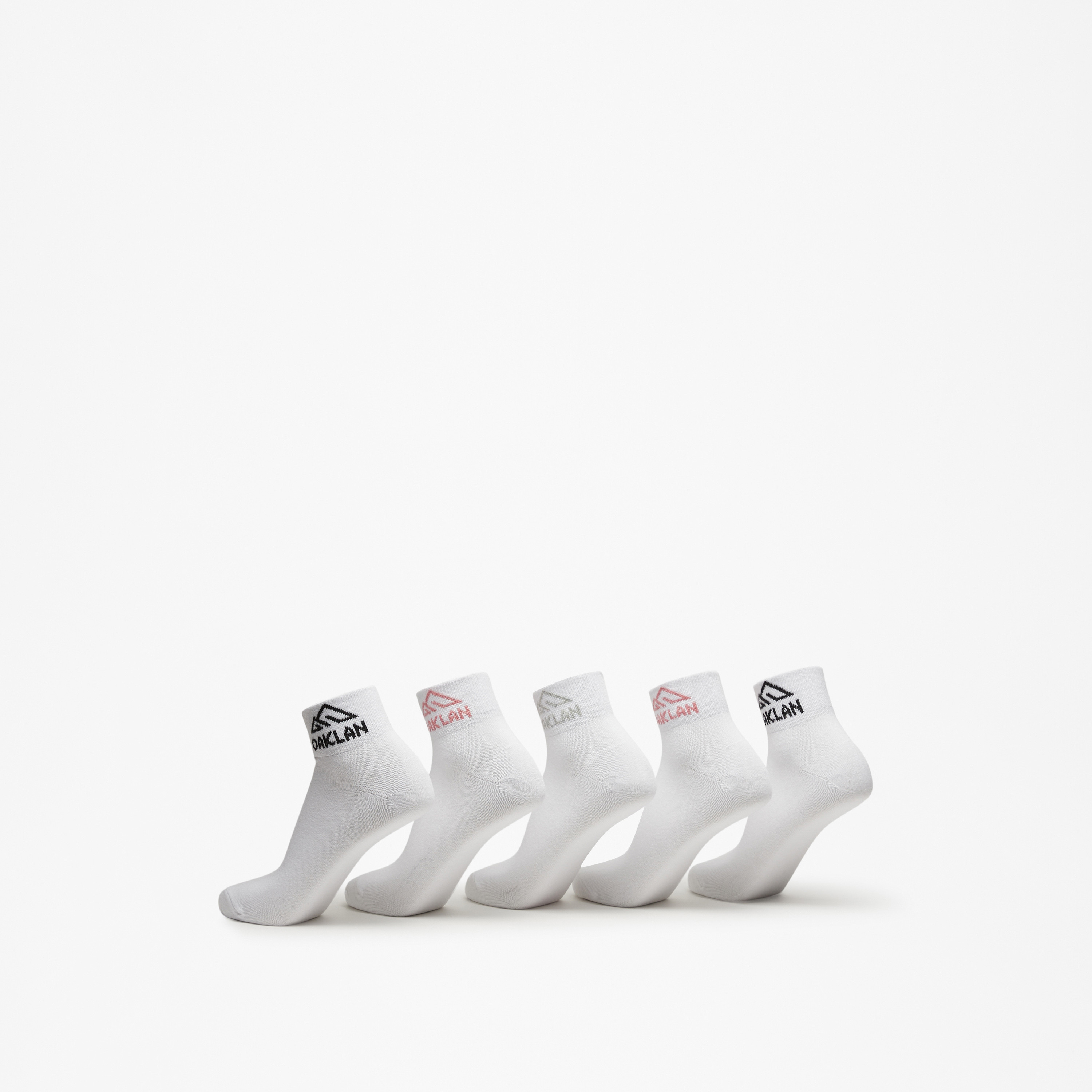 Oaklan by Shoexpress Printed Ankle Length Socks - Set of 5-women-socksandstockings-image-3