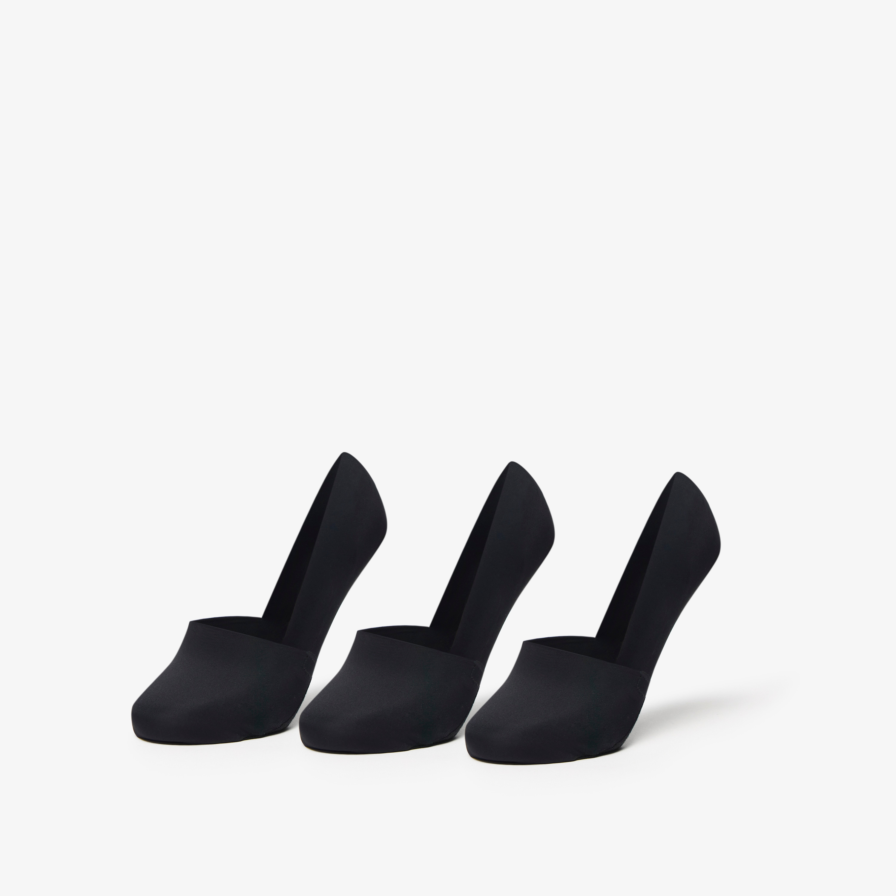 Flora Bella Solid No Show Socks - Set of 3-women-socksandstockings-image-1