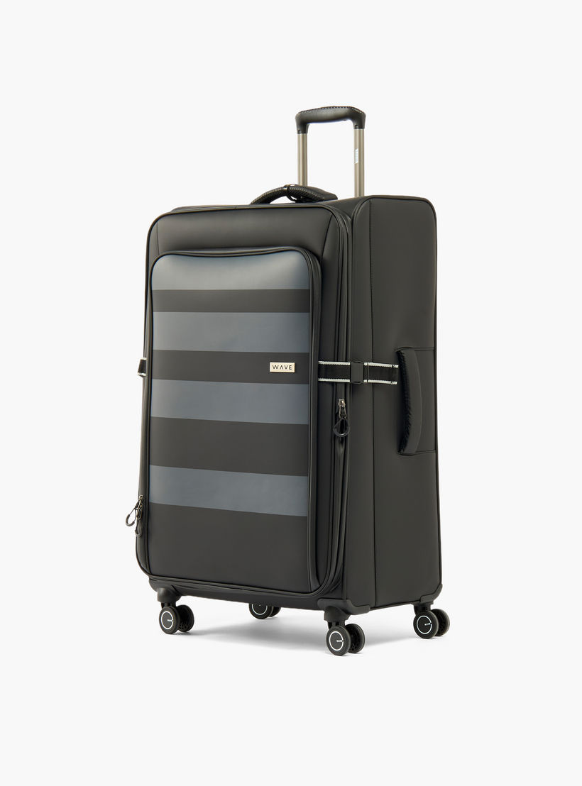 شنطة ترولي ناعمة مخطط بمقبض قابل للسحب من ويف-travel-luggagesandbags-luggage-image-1