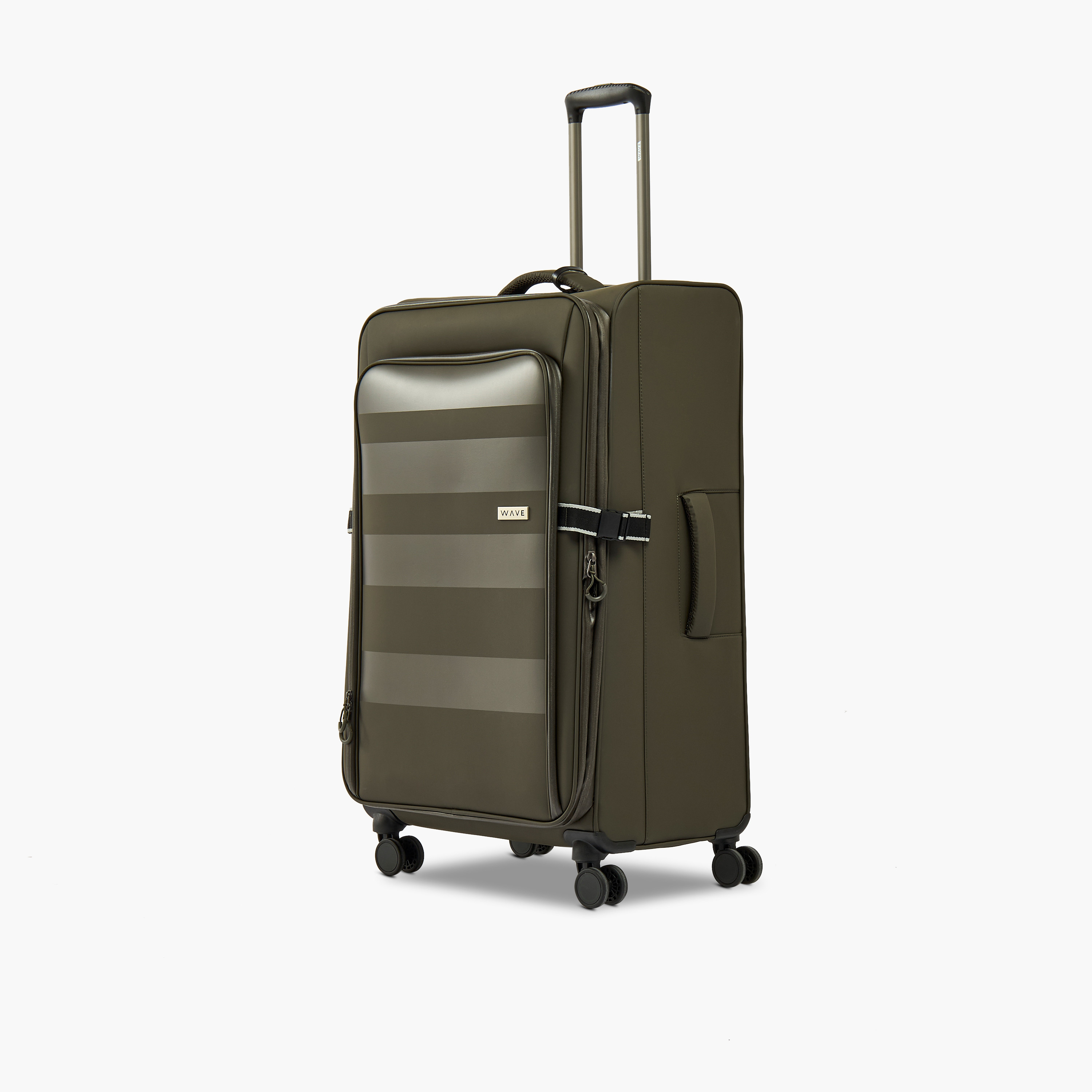 شنطة ترولي ناعمة مخطط بمقبض قابل للسحب من ويف-travel-luggagesandbags-luggage-image-1