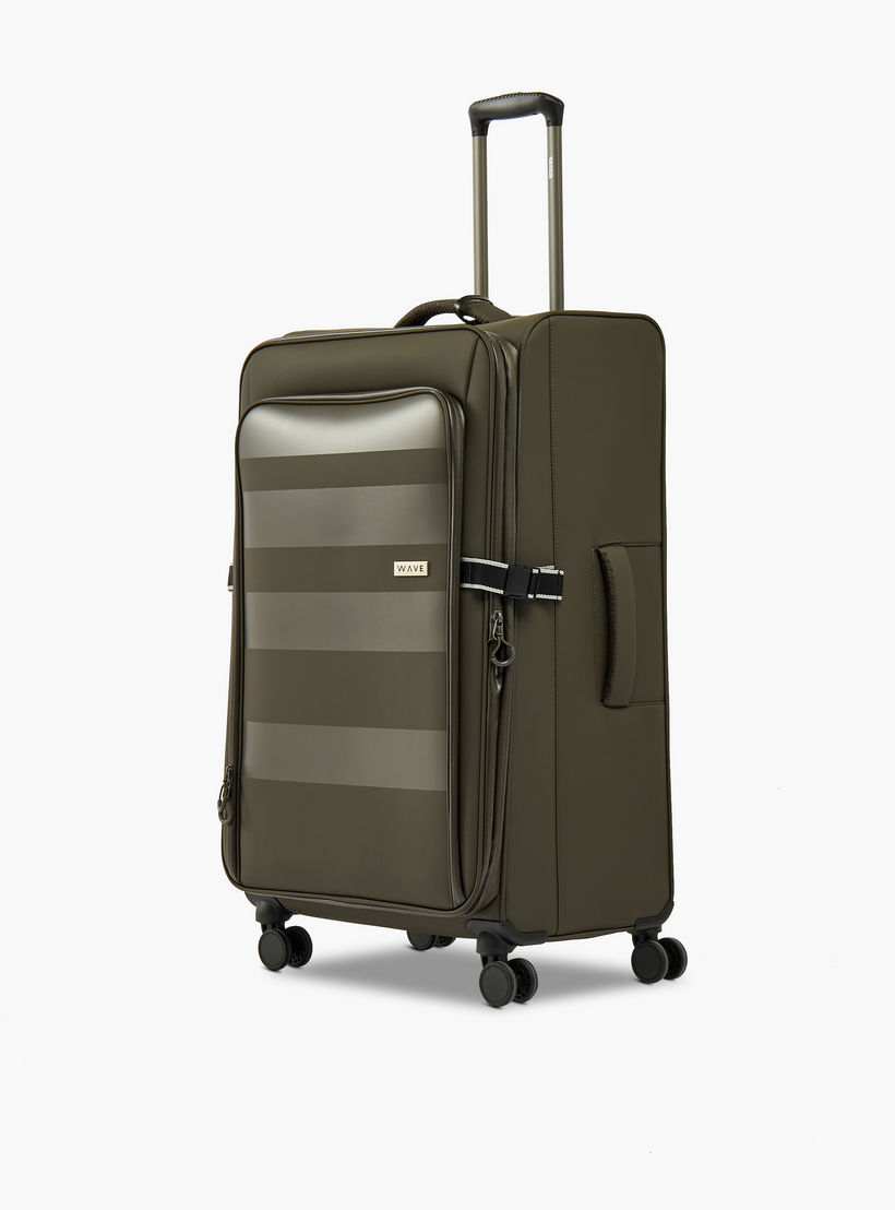 شنطة ترولي ناعمة مخطط بمقبض قابل للسحب من ويف-travel-luggagesandbags-luggage-image-1