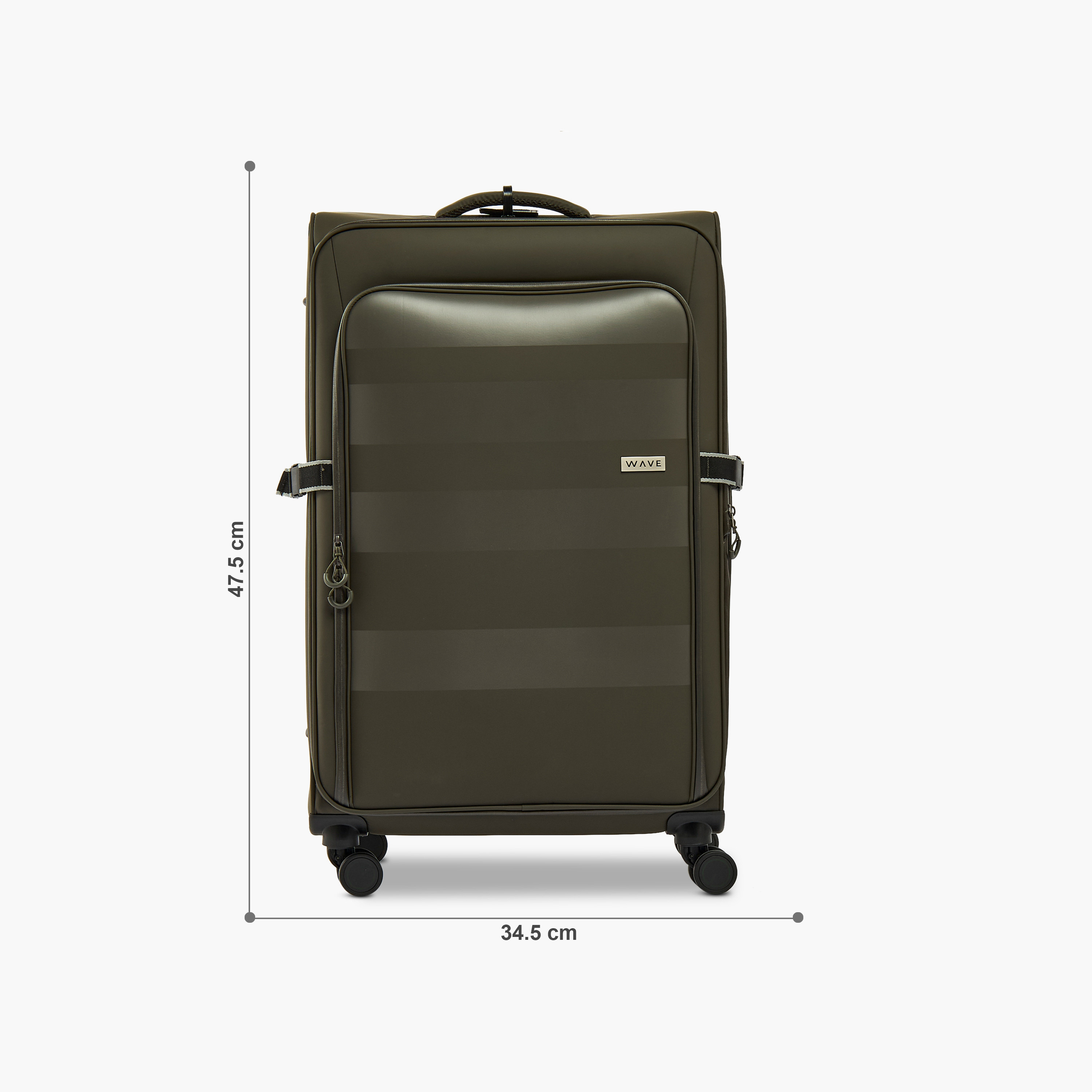 شنطة ترولي ناعمة مخطط بمقبض قابل للسحب من ويف-travel-luggagesandbags-luggage-image-2