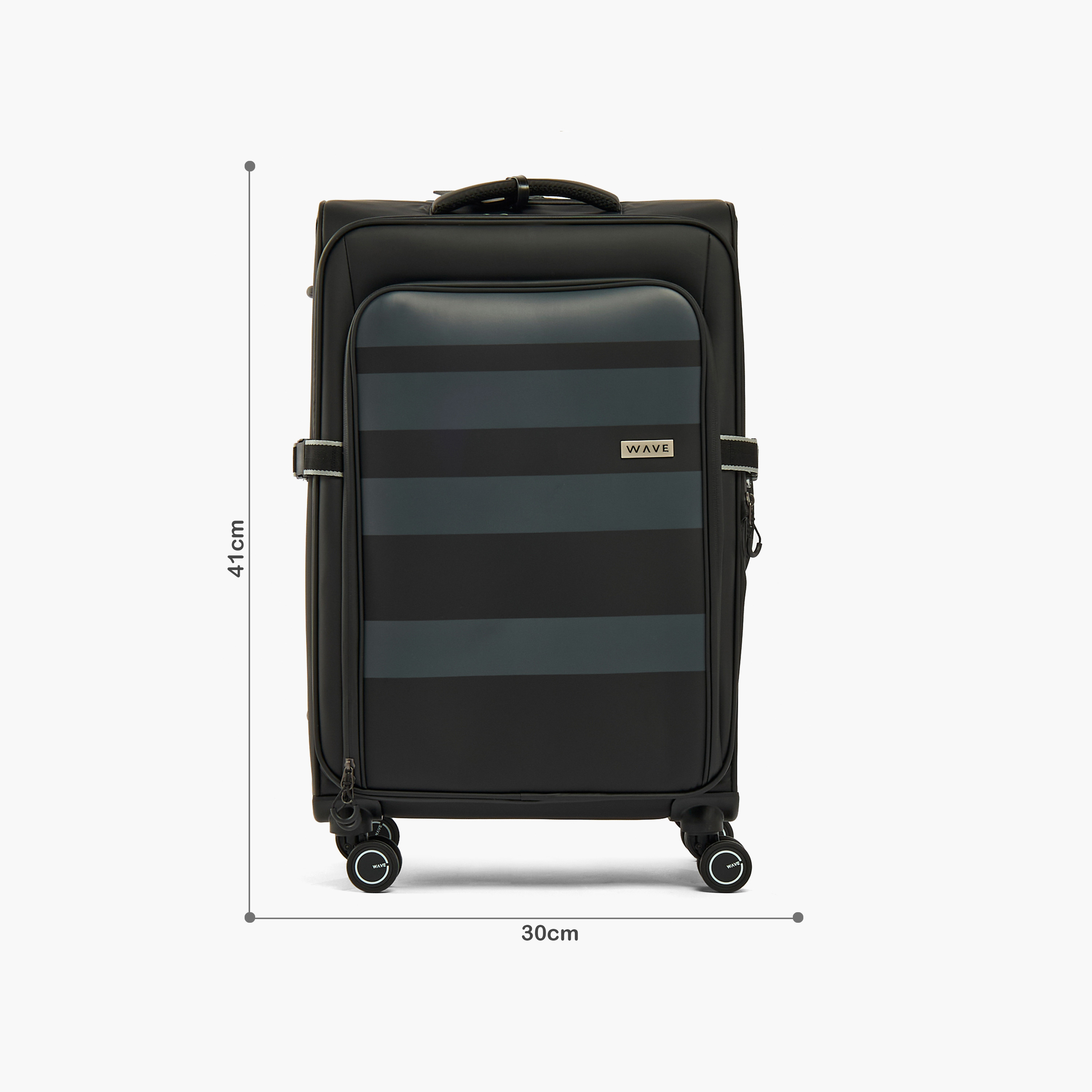 شنطة ترولي ناعمة مخطط بمقبض قابل للسحب من ويف-travel-luggagesandbags-luggage-image-2