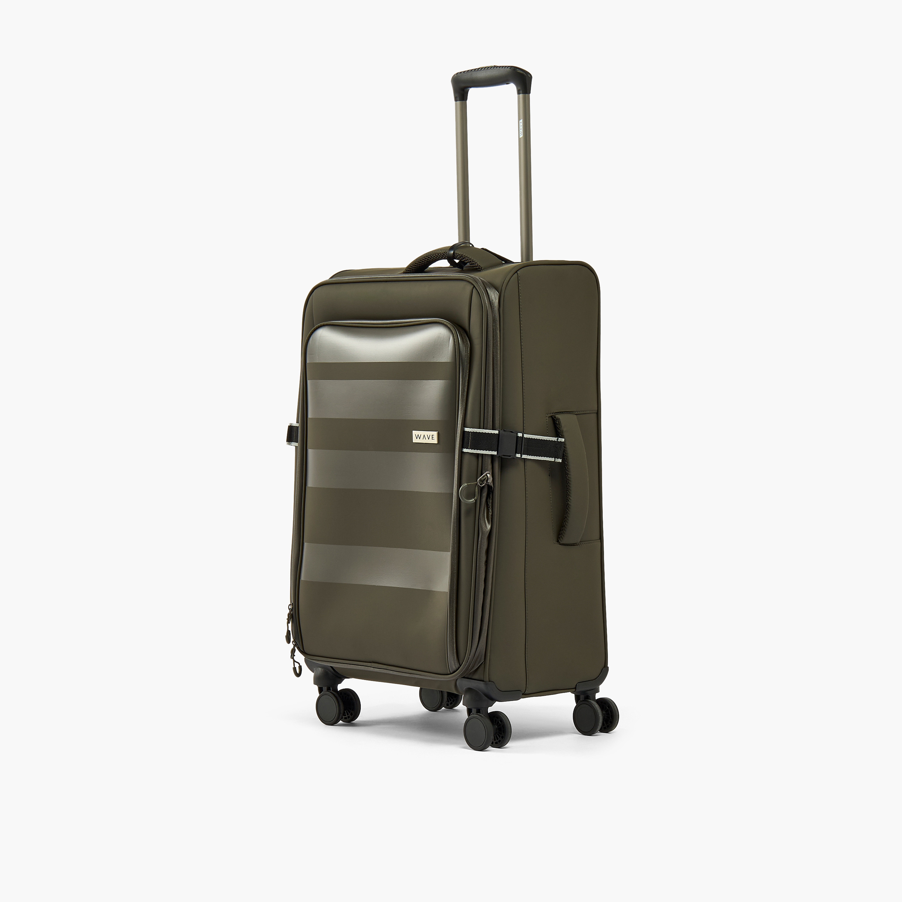 WAVE Striped Softcase Trolley Bag with Retractable Handle-travel-luggagesandbags-luggage-image-1