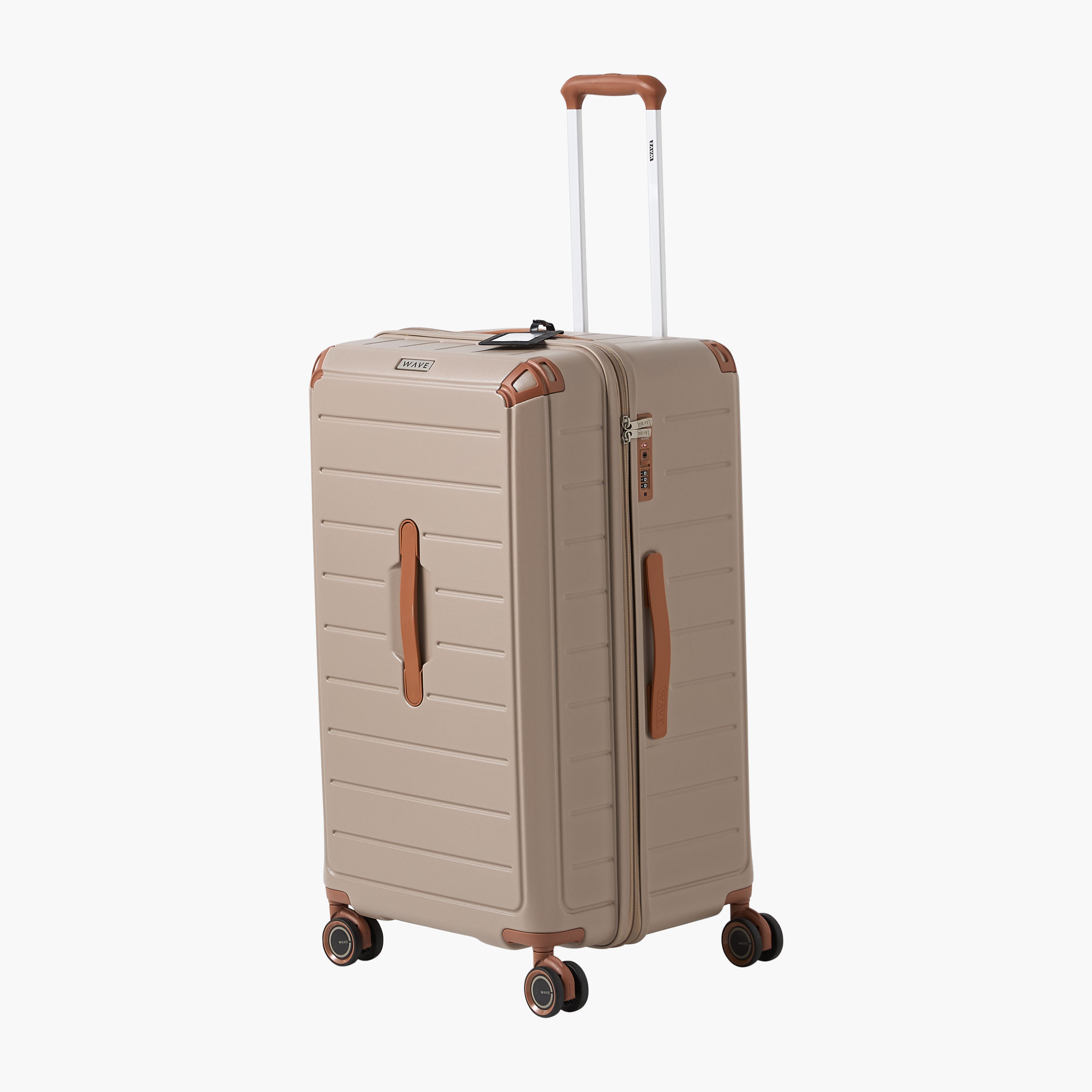 شنطة سفر صلبة بارزة الملمس بعجلات ومقبض قابل للسحب من ويف-travel-luggagesandbags-luggage-image-1