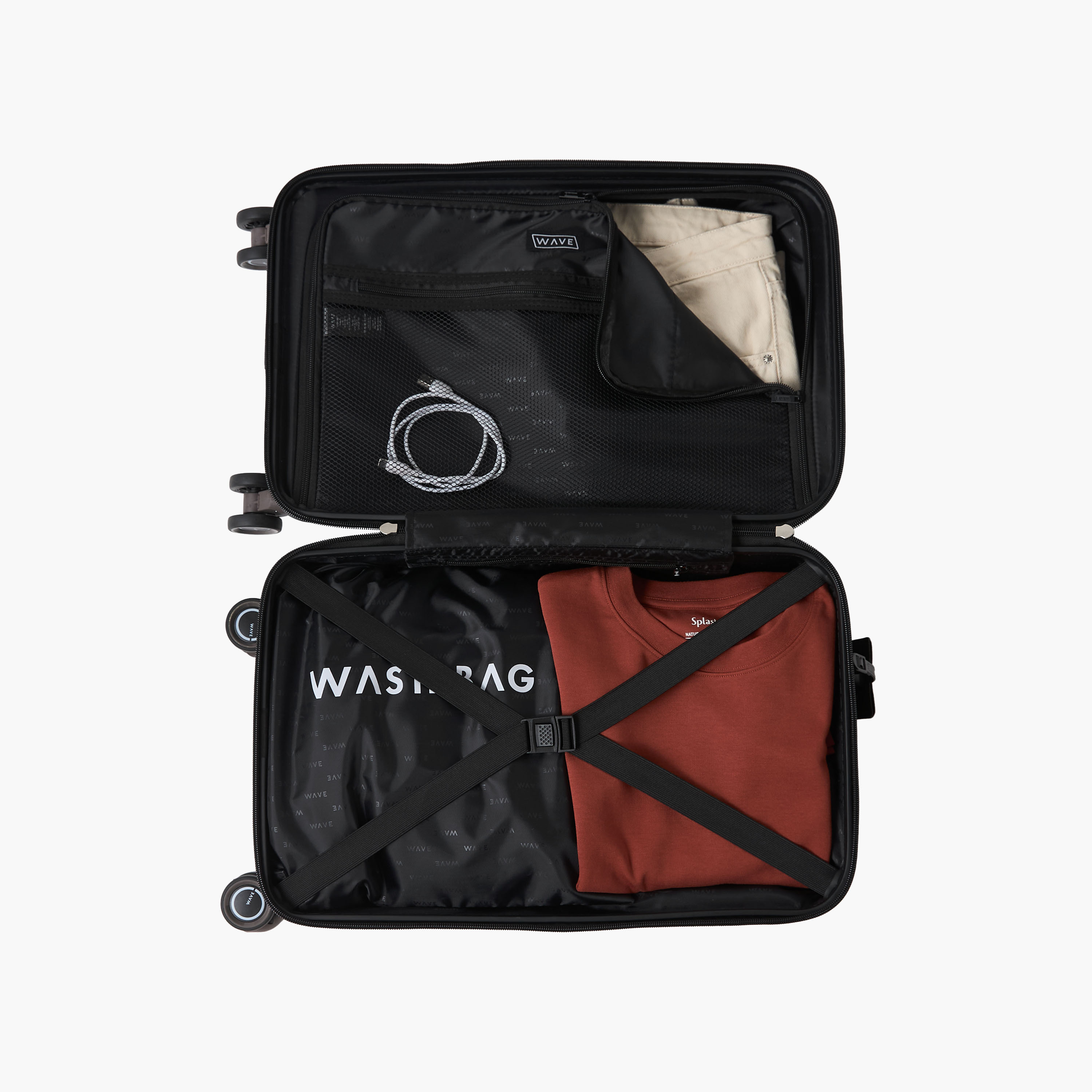 شنطة سفر صلبة بارزة الملمس بعجلات ومقبض قابل للسحب من ويف-travel-luggagesandbags-luggage-image-10