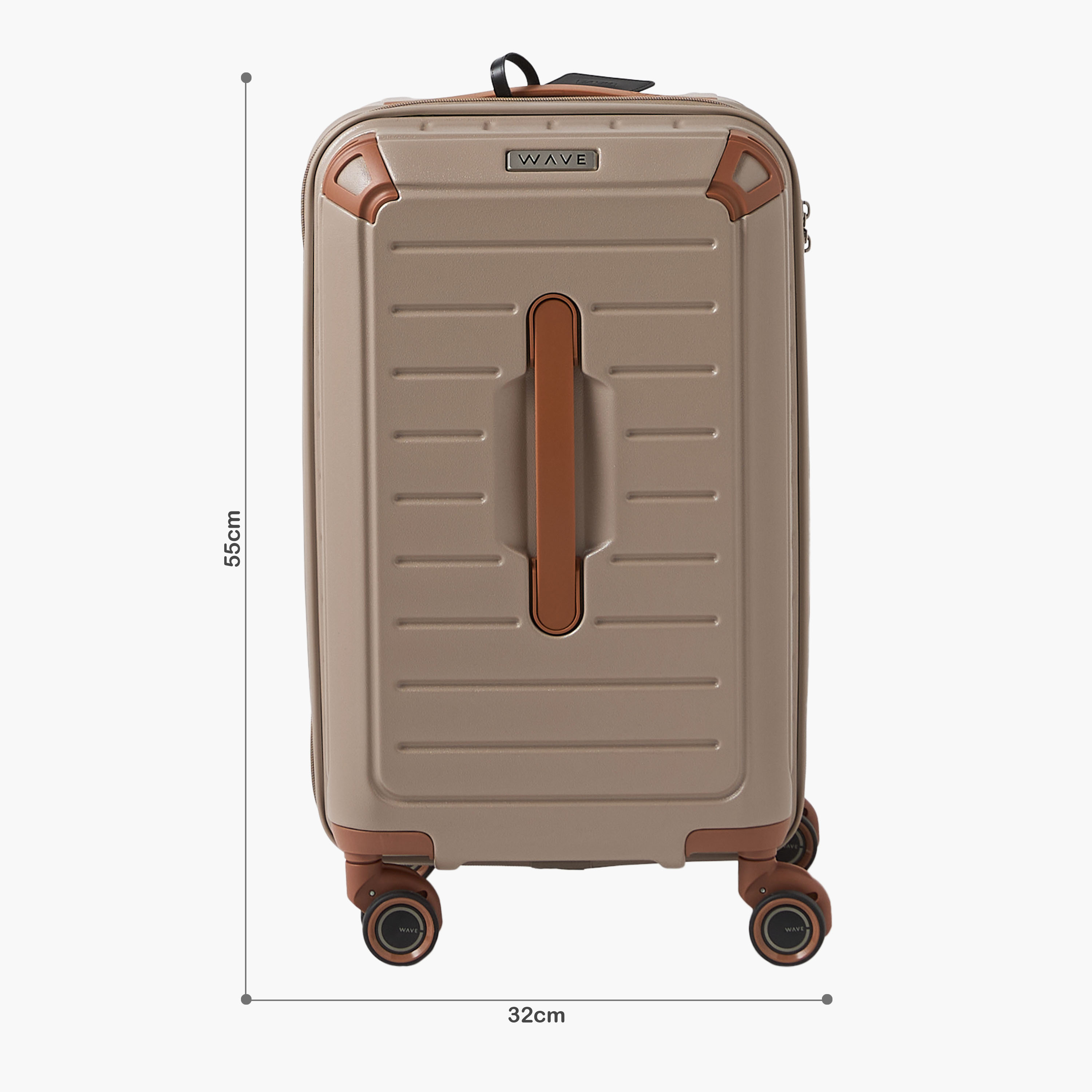 شنطة سفر صلبة بارزة الملمس بعجلات ومقبض قابل للسحب من ويف-travel-luggagesandbags-luggage-image-2