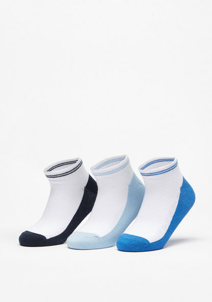 Set of 3 - Printed Ankle Length Socks-Boy%27s Socks-image-0