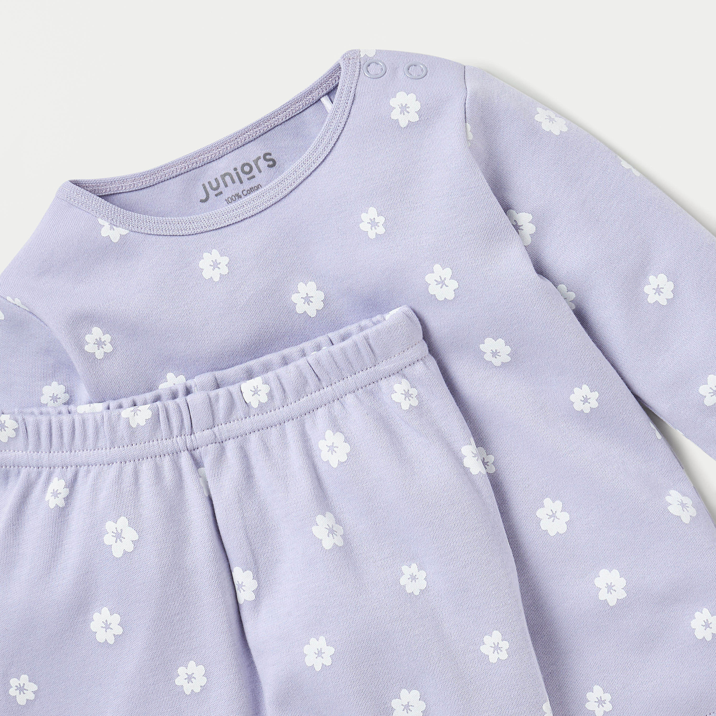 Juniors All-Over Floral Print Long Sleeves T-shirt and Pyjama Set-promo_babyshop_Buy3for79_UAE130126-image-4