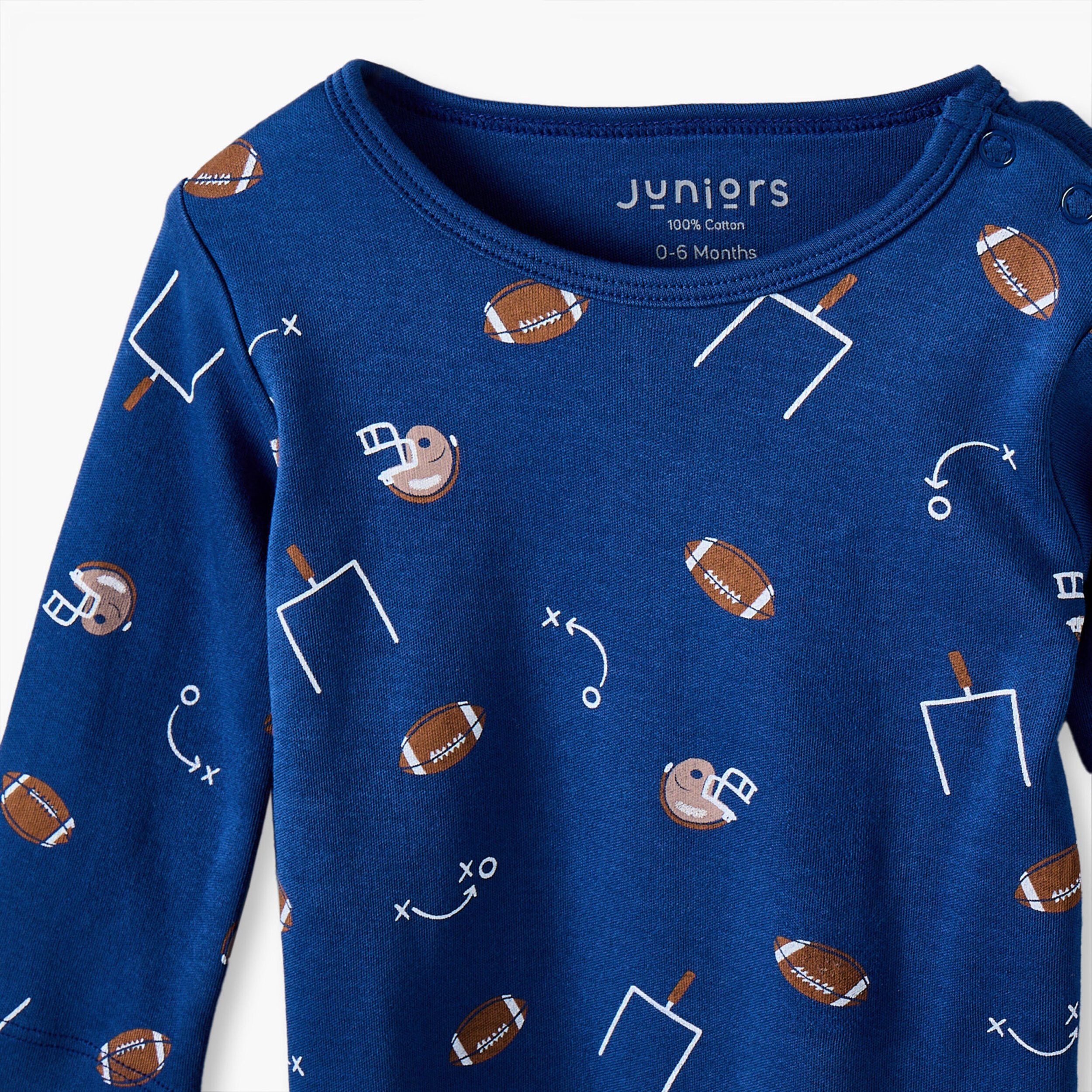 طقم بيجاما قطن برقبة ضيقة وأكمام طويلة وطبعات من جونيورز-baby-boys-clothing-nightwear-pyjamasets-image-7