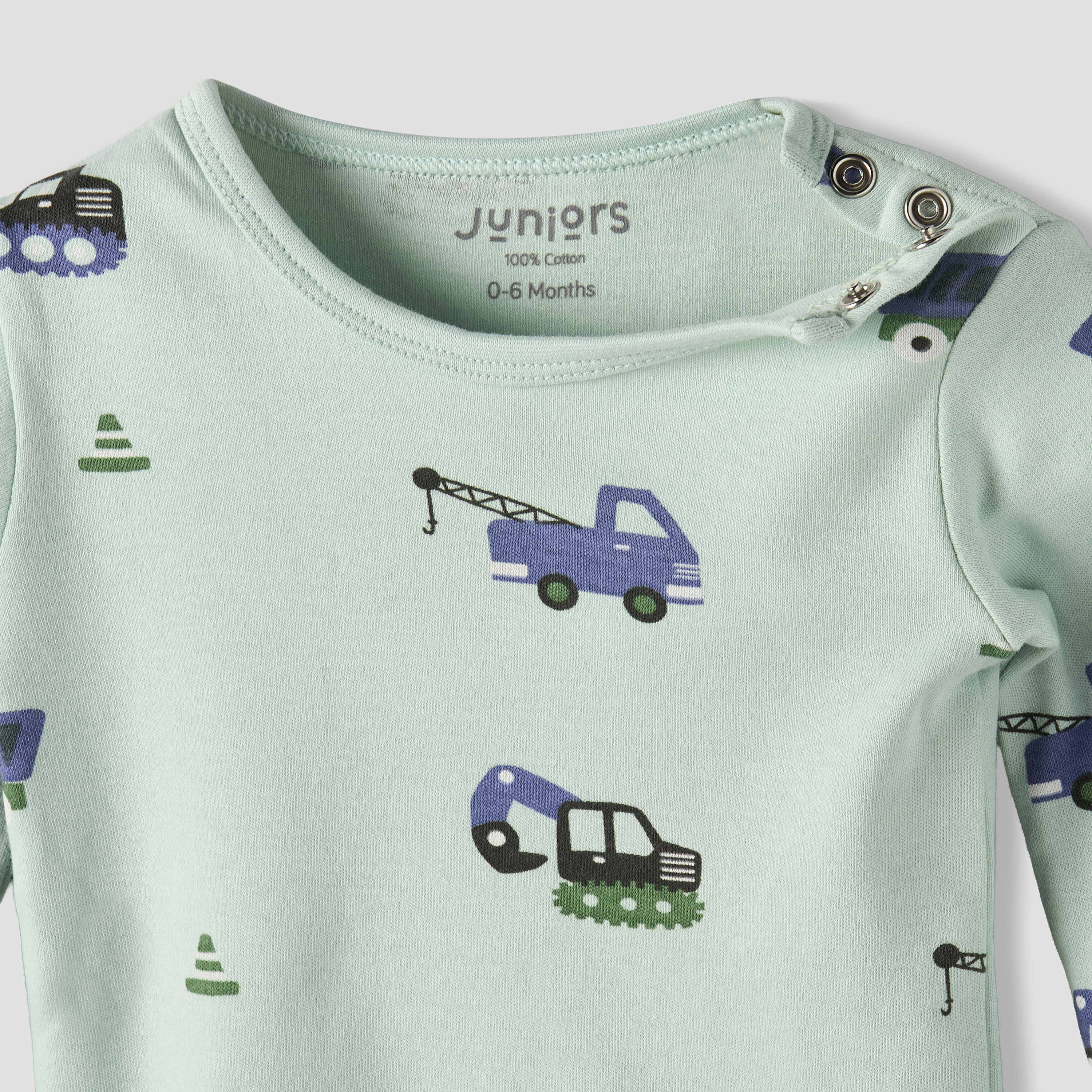 طقم بيجاما قطن بطبعات مركبات وياقة مستديرة وأكمام طويلة من جونيورز-baby-boys-clothing-nightwear-pyjamasets-image-6