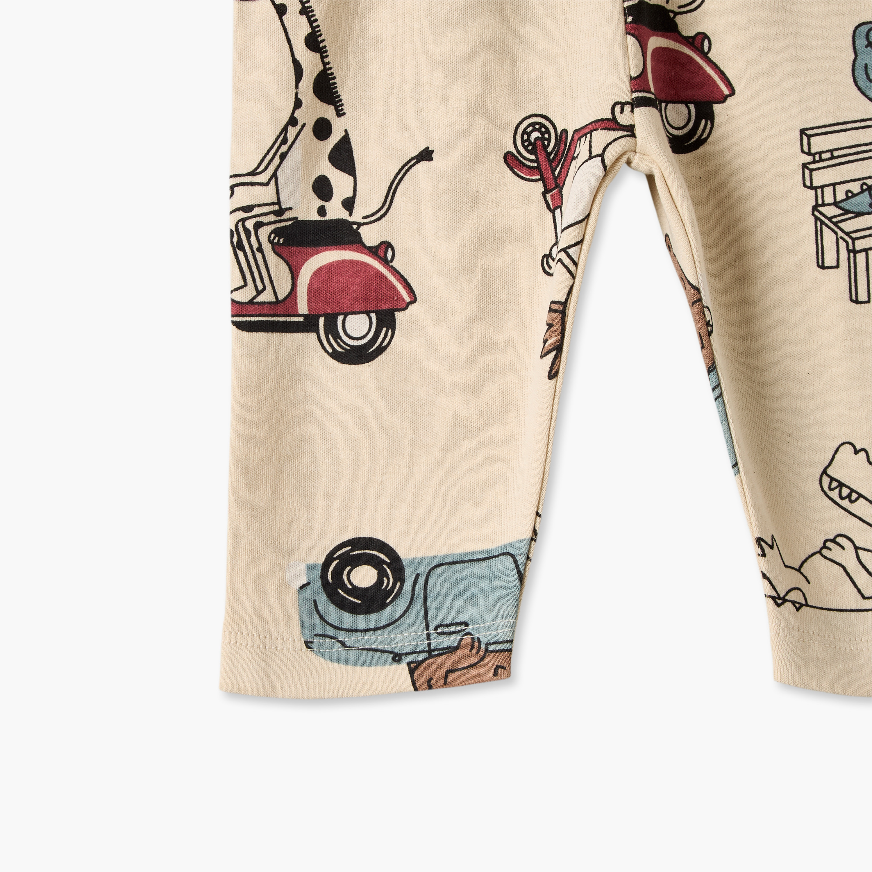 Juniors Crew Neck Long Sleeves Pyjama Set with Safari Print-baby-boys-clothing-nightwear-pyjamasets-image-10