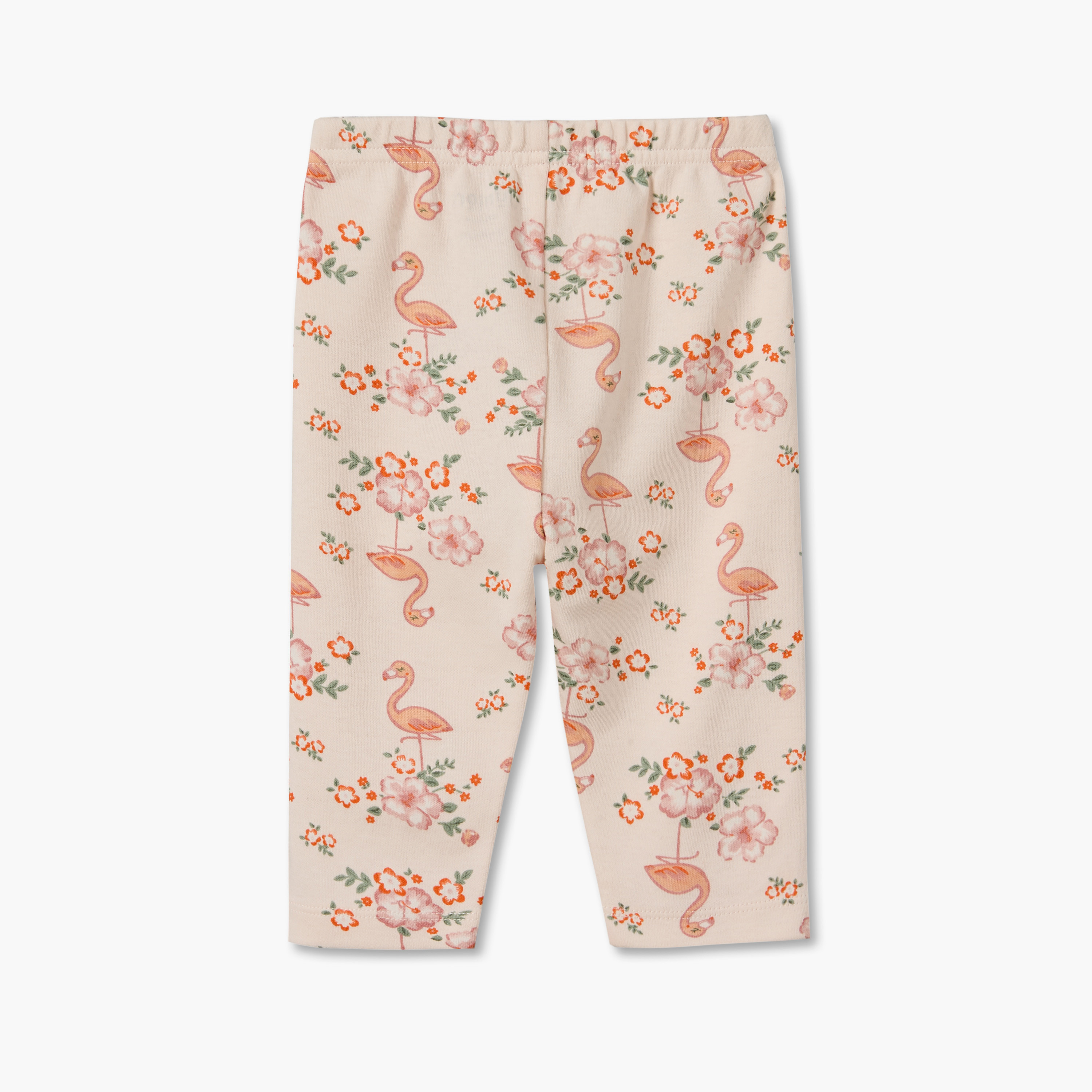 Juniors Cotton Crew Neck Long Sleeves Pyjama Set with Flamingo Print-baby-girls-clothing-nightwear-pyjamasets-image-6