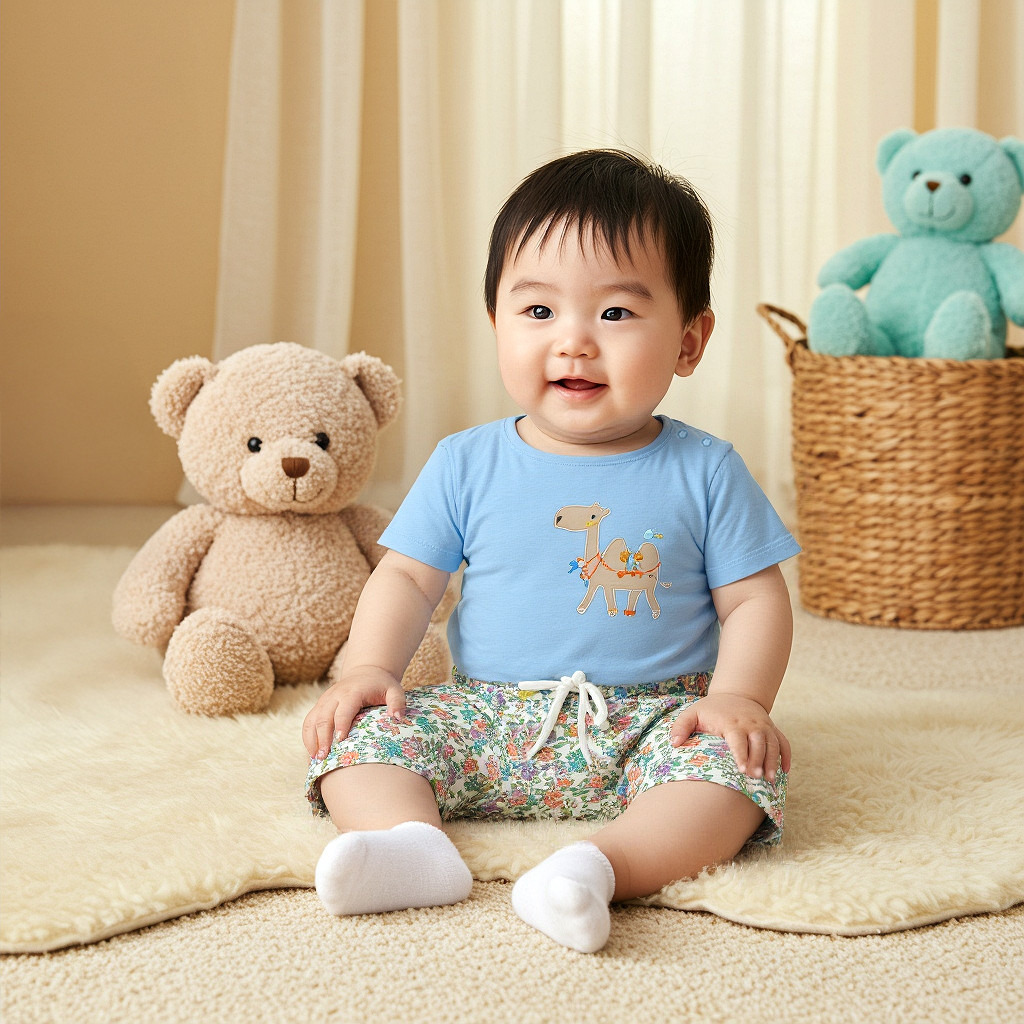 Juniors Duck Print T-shirt and Pyjama Set-baby-girls-clothing-nightwear-pyjamasets-image-7