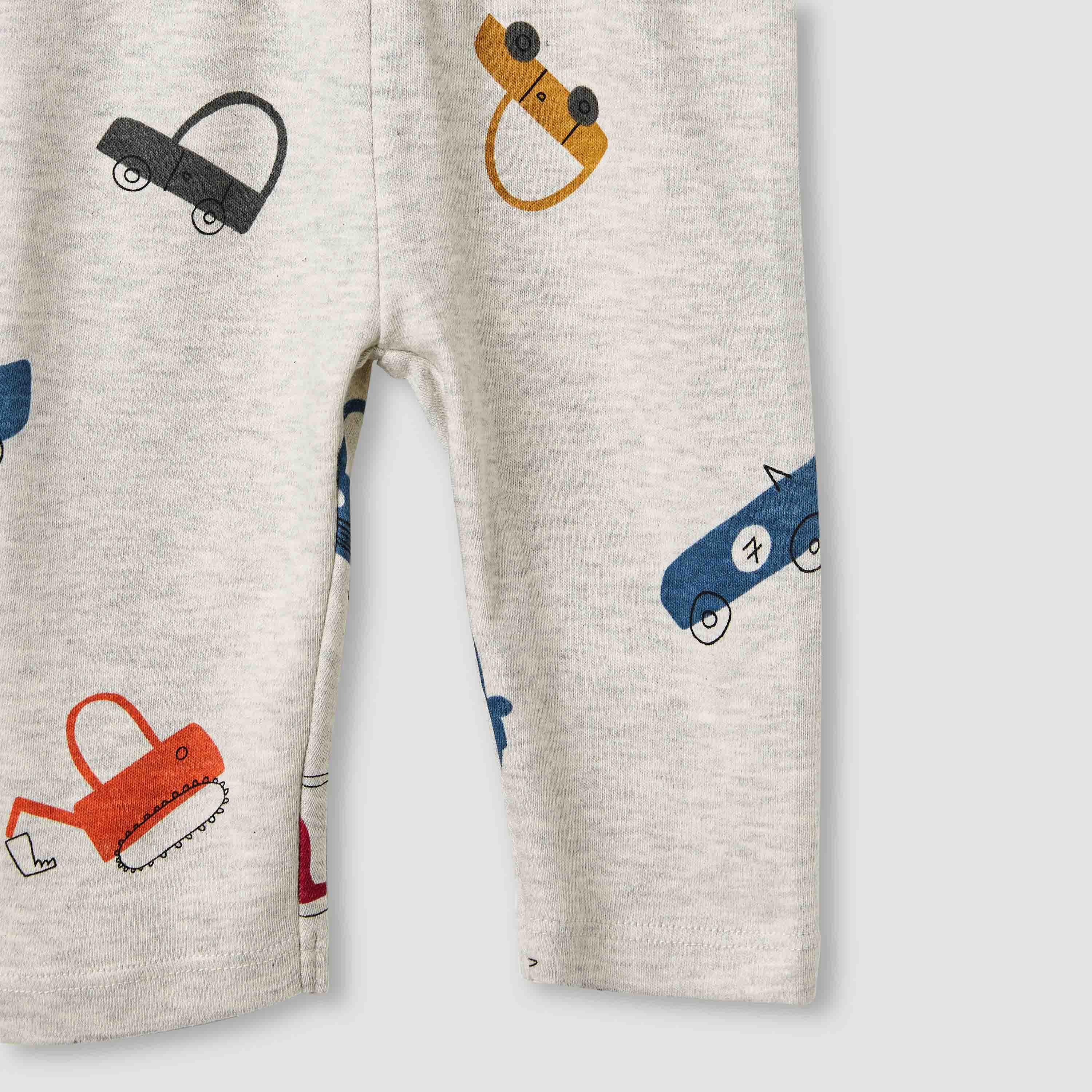 طقم بيجاما بأكمام طويلة وطبعات شاحنة للأولاد من جونيورز - قطن-baby-boys-clothing-nightwear-pyjamasets-image-7