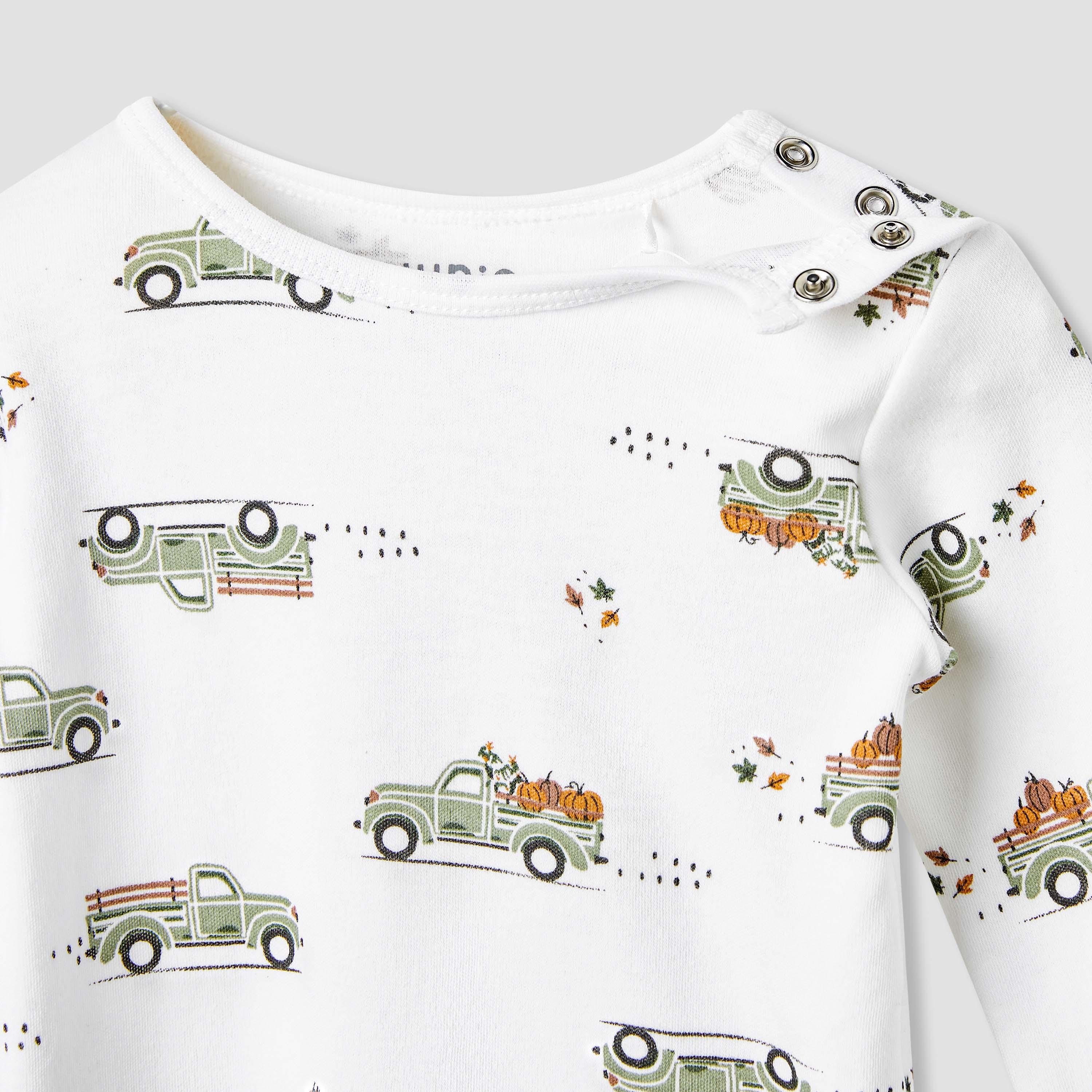 طقم بيجاما بأكمام طويلة وطبعات شاحنة للأولاد من جونيورز - قطن-baby-boys-clothing-nightwear-pyjamasets-image-4