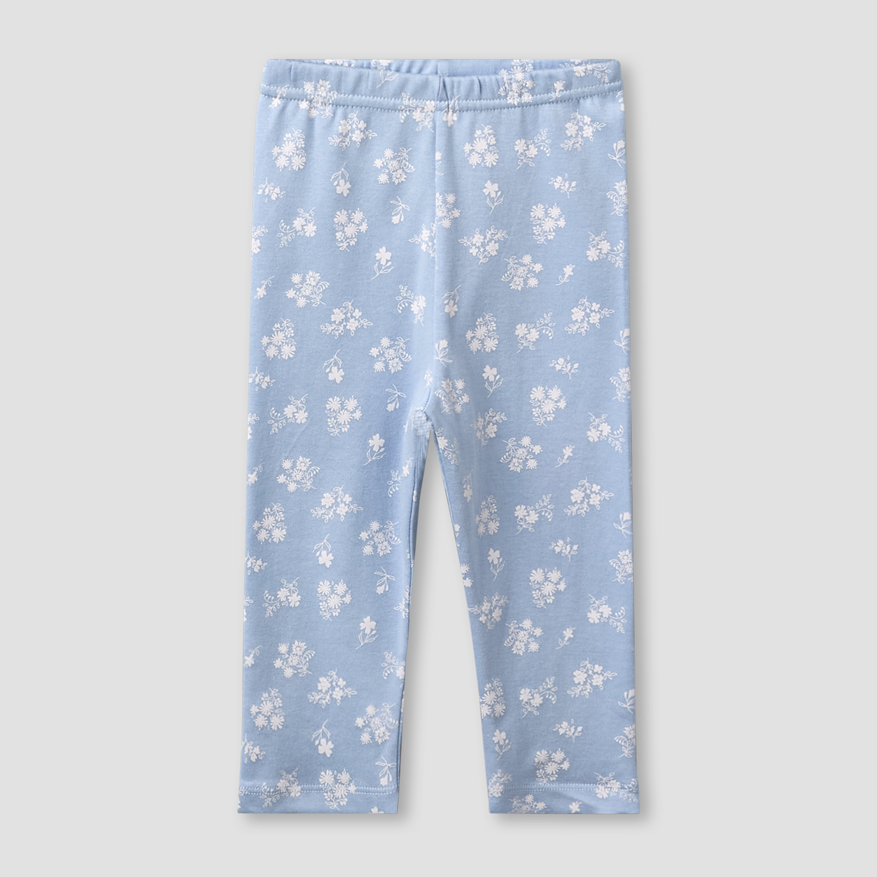 Juniors Cotton Round Neck Long Sleeve Pyjama Set with Floral Print-baby-girls-clothing-nightwear-pyjamasets-image-4