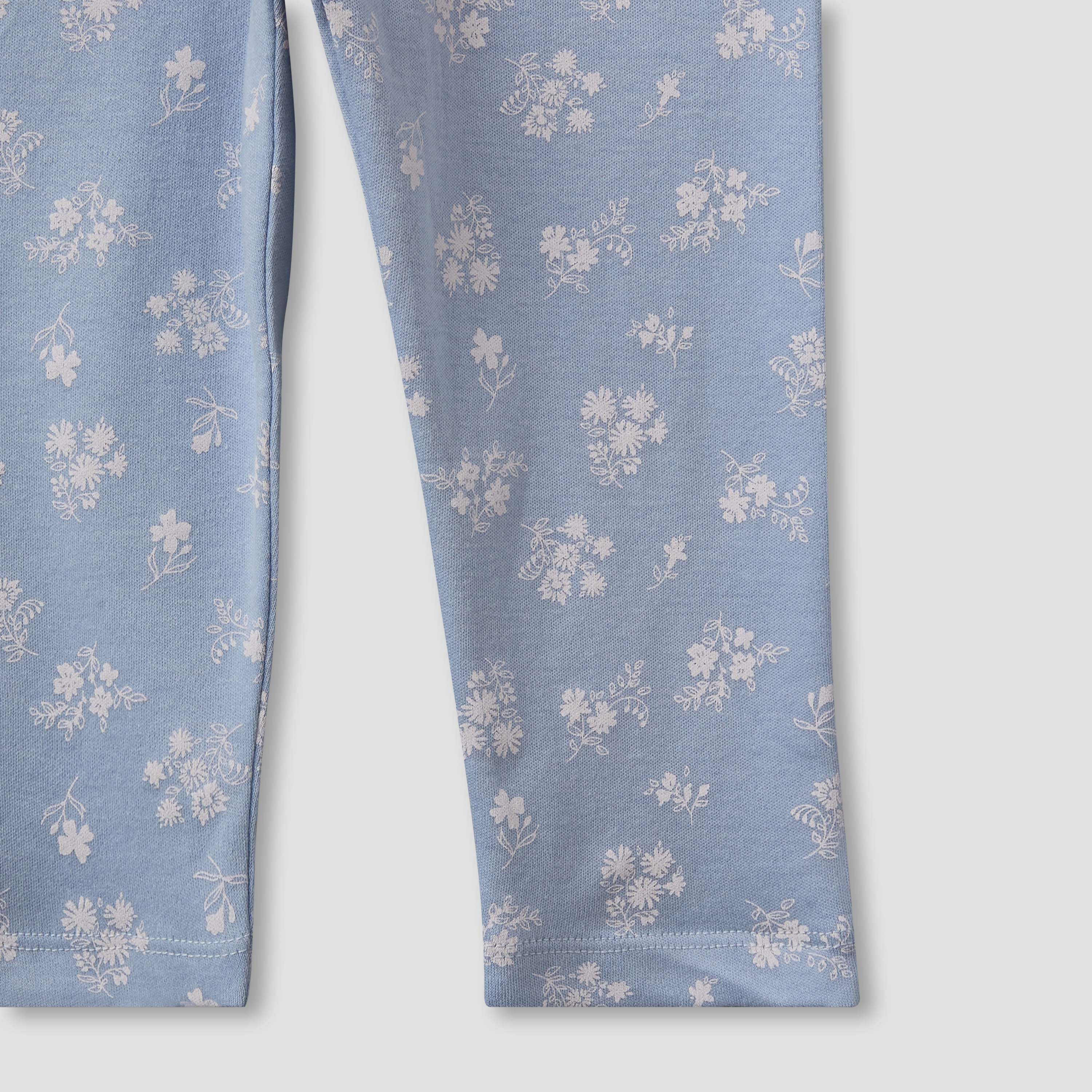Juniors Cotton Round Neck Long Sleeve Pyjama Set with Floral Print-baby-girls-clothing-nightwear-pyjamasets-image-8
