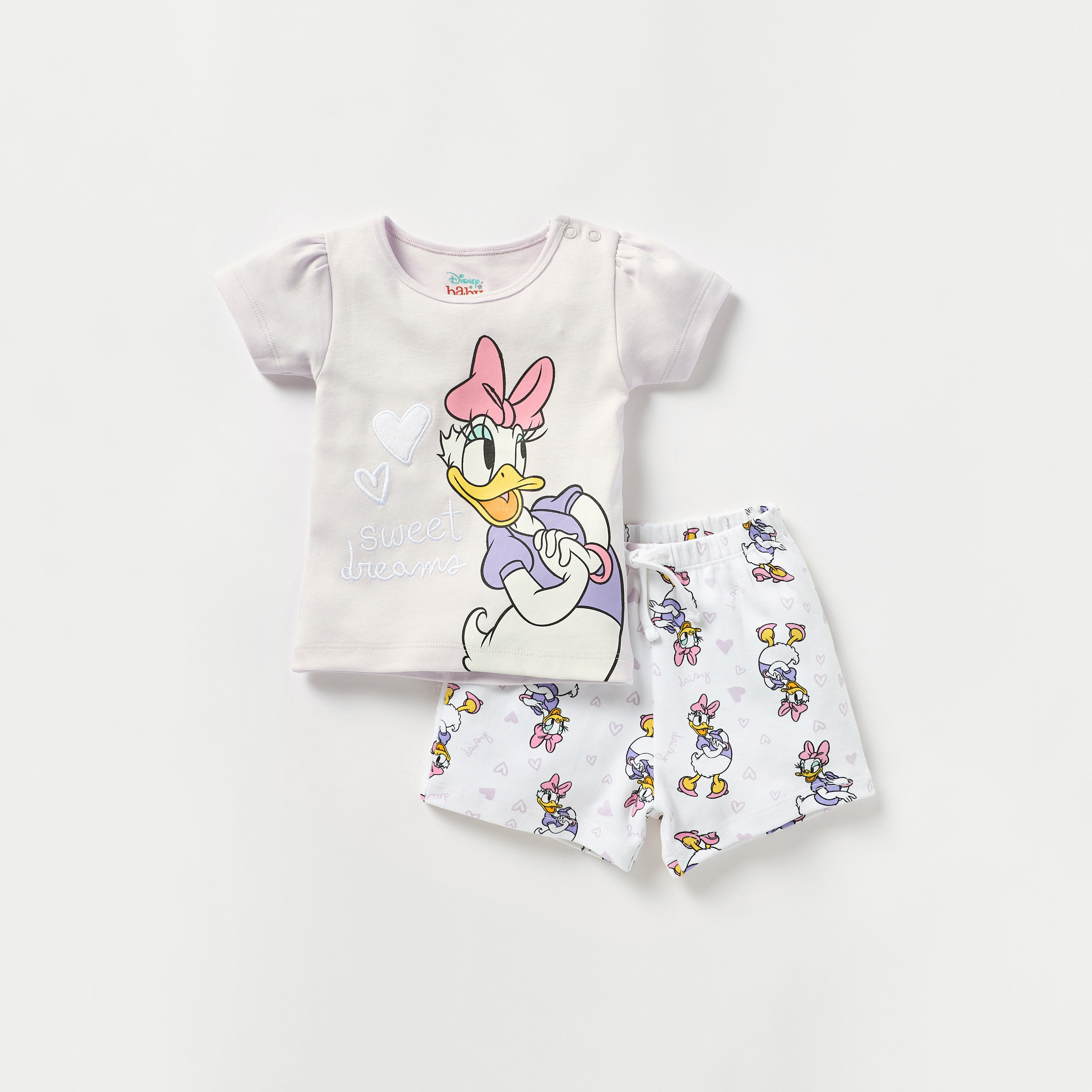 طقم شورت وتيشيرت بطبعات ديزي داك من ديزني-promo_babyshop_Buy3for99_OMN130126-image-1
