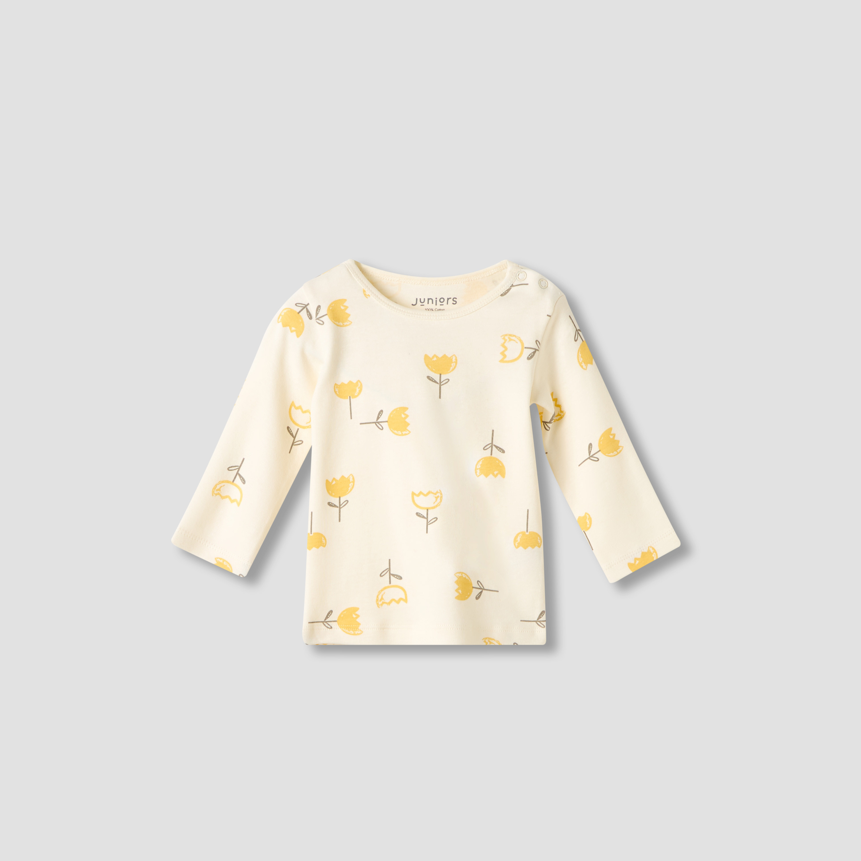 Juniors Printed Ribbed T-shirt and Pyjama Set-baby-girls-clothing-nightwear-pyjamasets-image-3