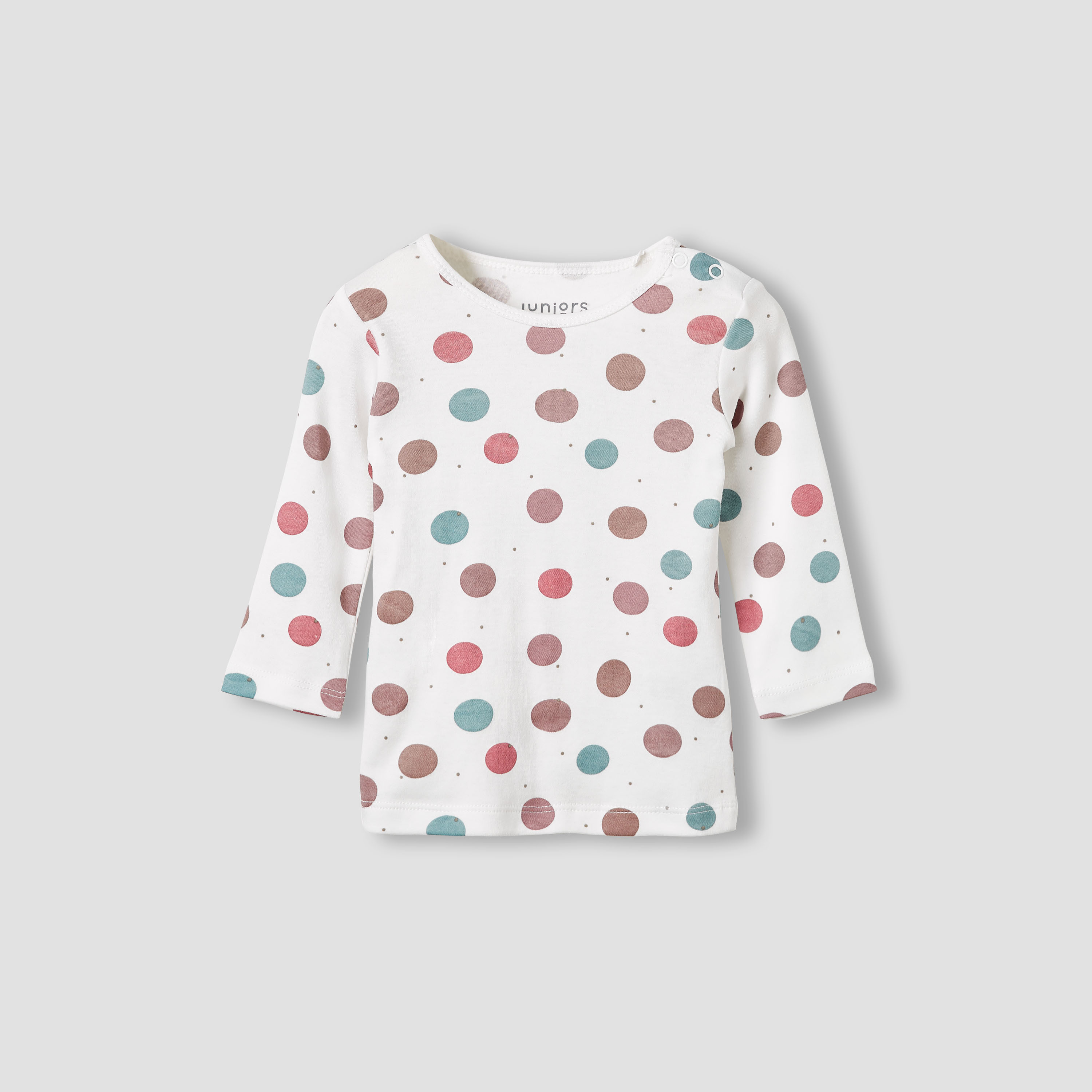 طقم بيجاما وتيشيرت بطبعات منقطة من جونيورز-baby-girls-clothing-nightwear-pyjamasets-image-3