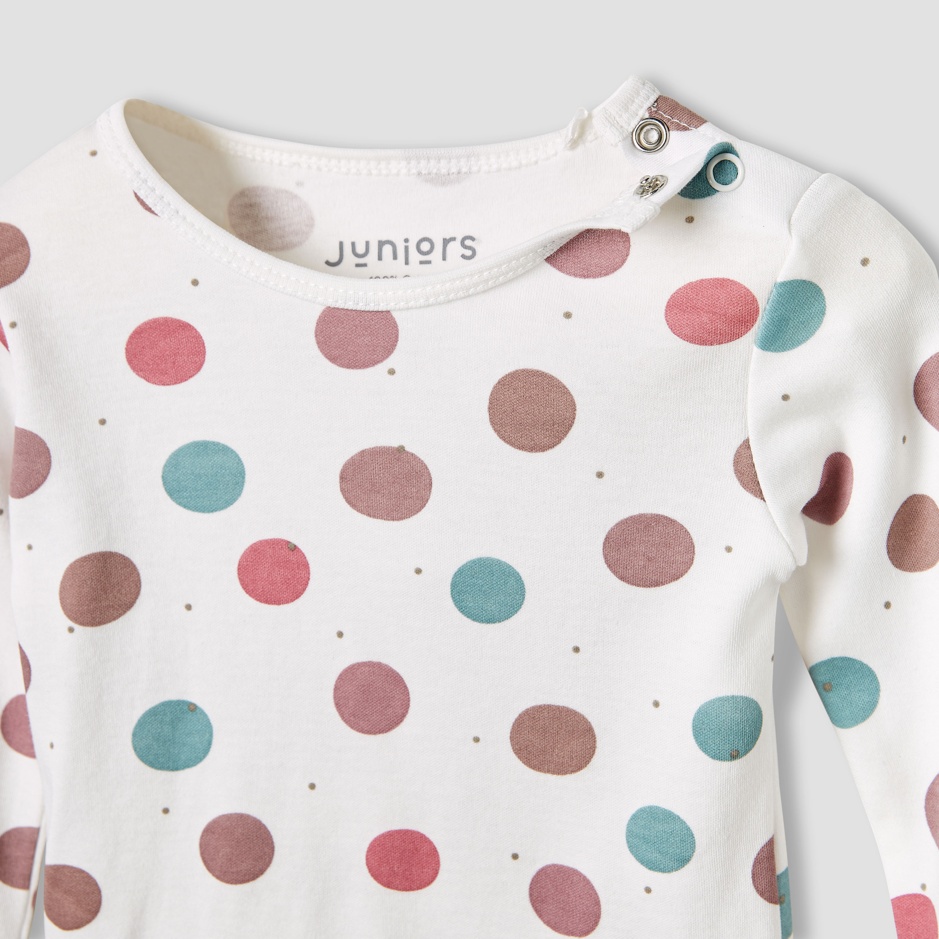 طقم بيجاما وتيشيرت بطبعات منقطة من جونيورز-baby-girls-clothing-nightwear-pyjamasets-image-5