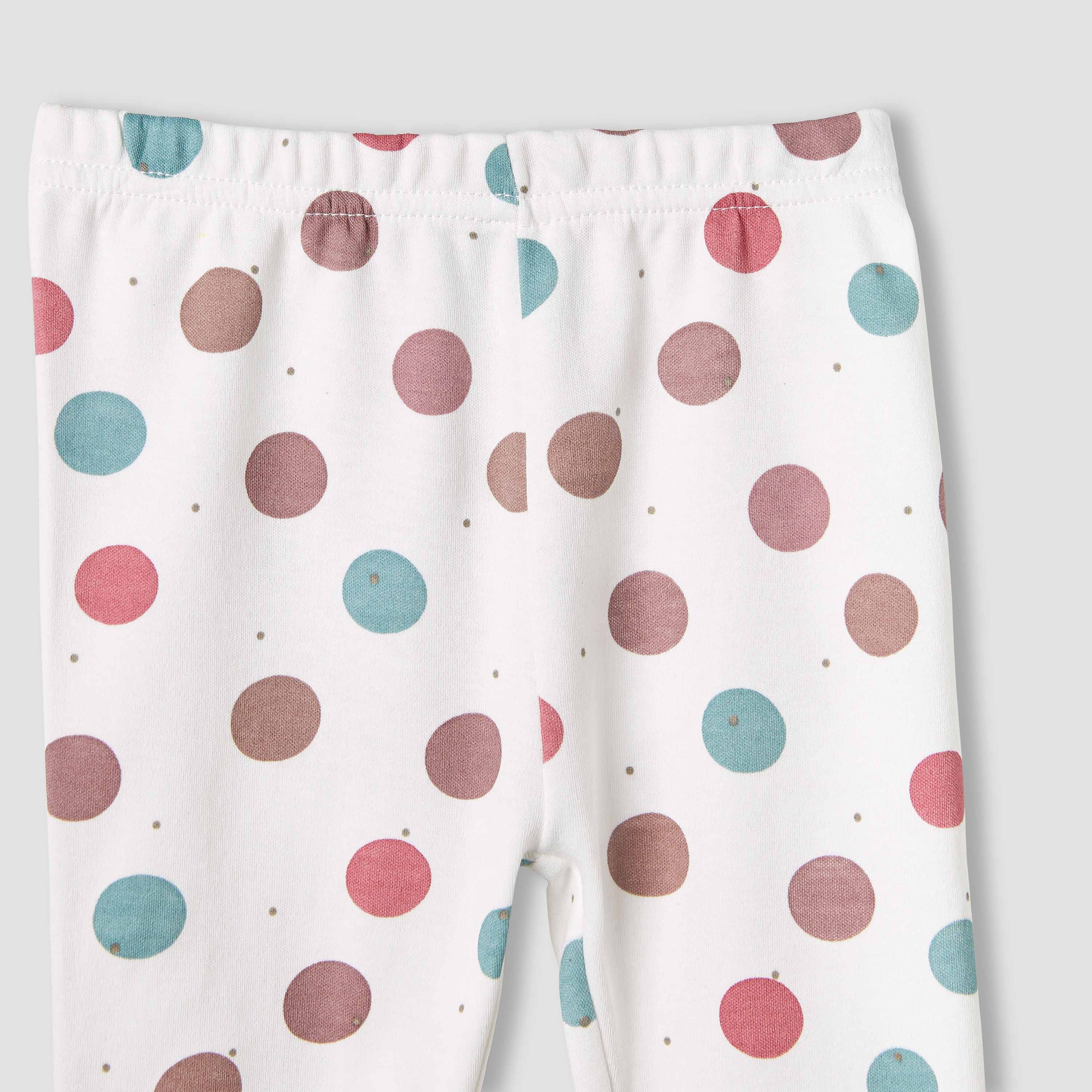 طقم بيجاما وتيشيرت بطبعات منقطة من جونيورز-baby-girls-clothing-nightwear-pyjamasets-image-7
