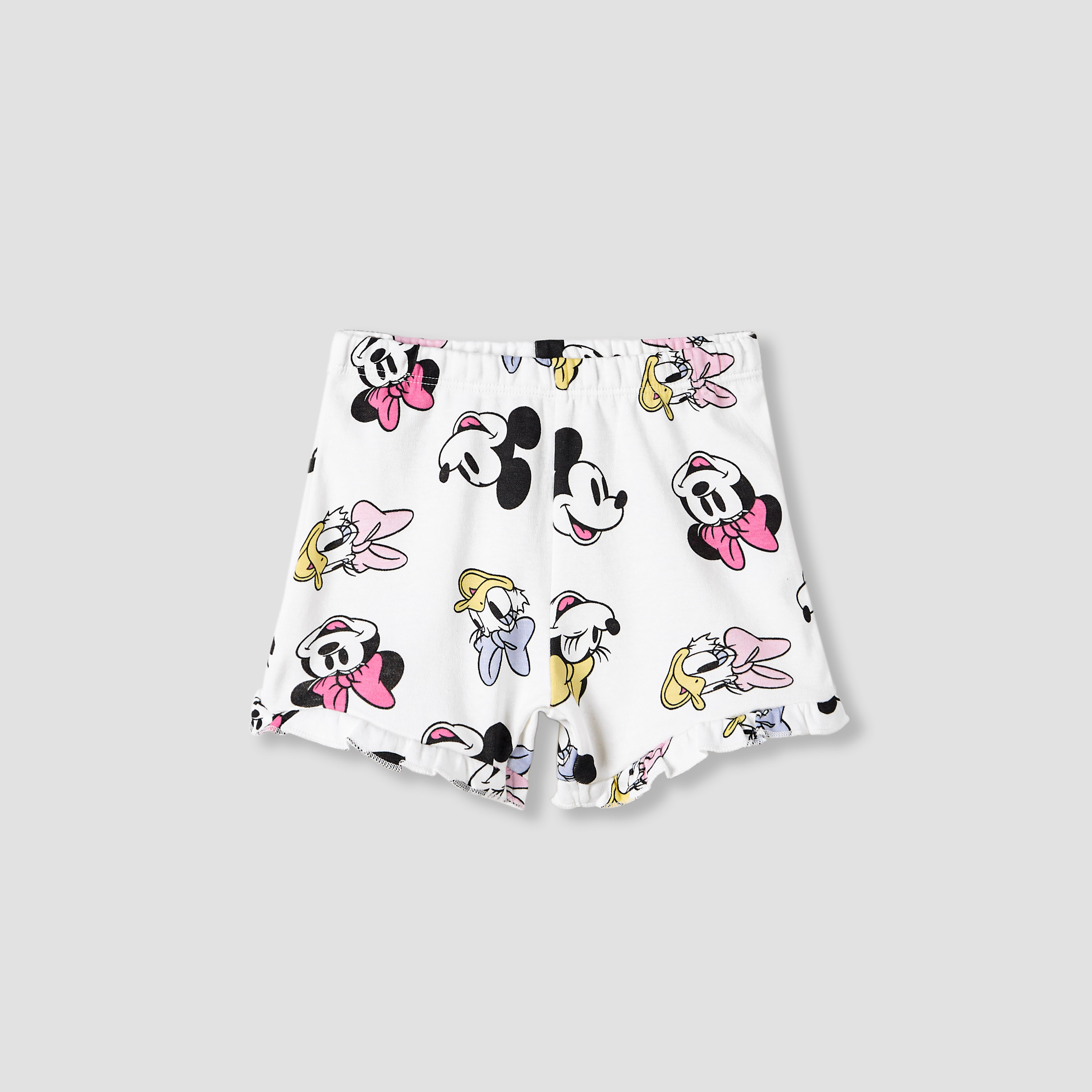 Disney Girls T-shirt and Shorts Set with Minnie Mouse Print - Cotton - Short Sleeves - Round Neck-baby-girls-clothing-setsandcoords-image-3