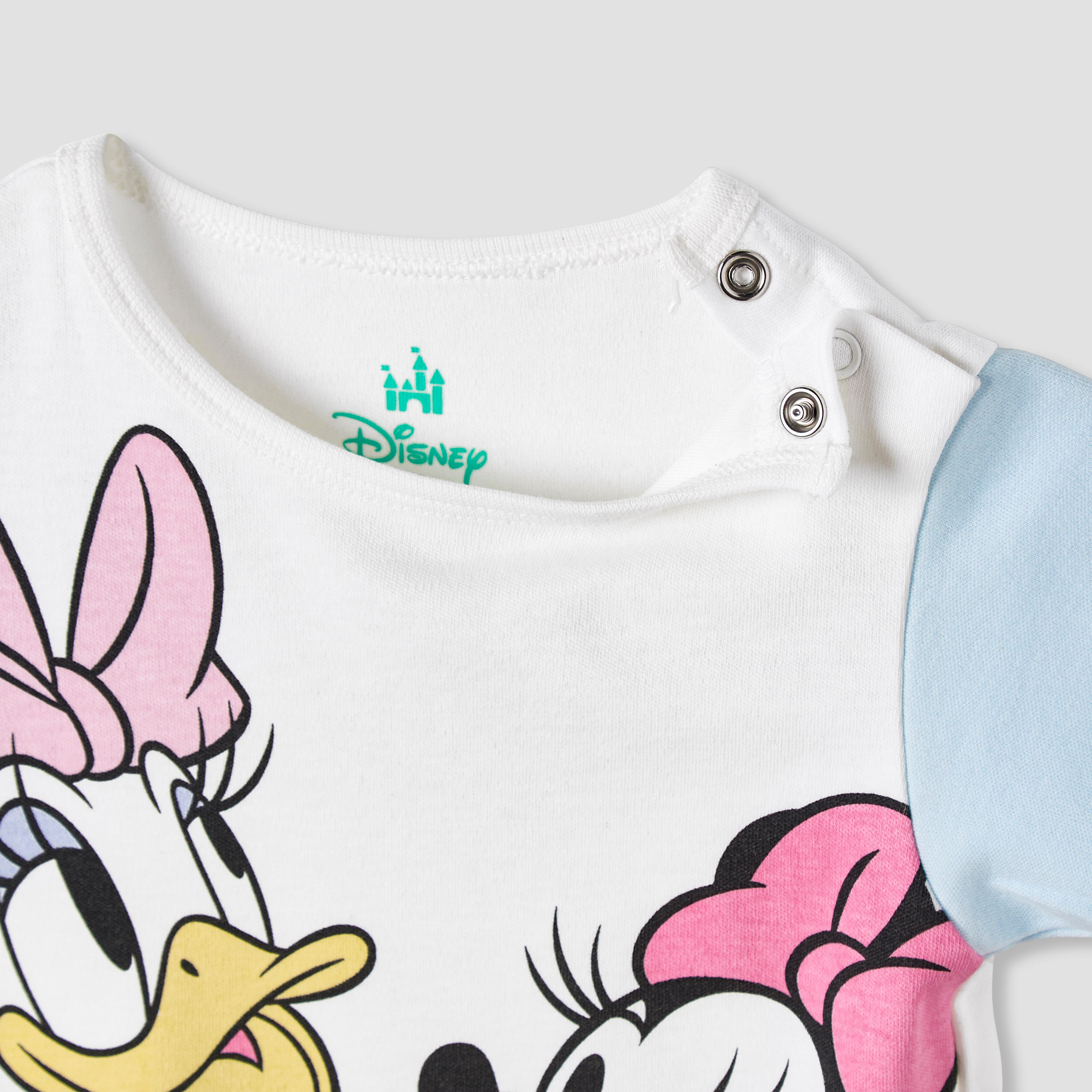 Disney Girls T-shirt and Shorts Set with Minnie Mouse Print - Cotton - Short Sleeves - Round Neck-baby-girls-clothing-setsandcoords-image-4