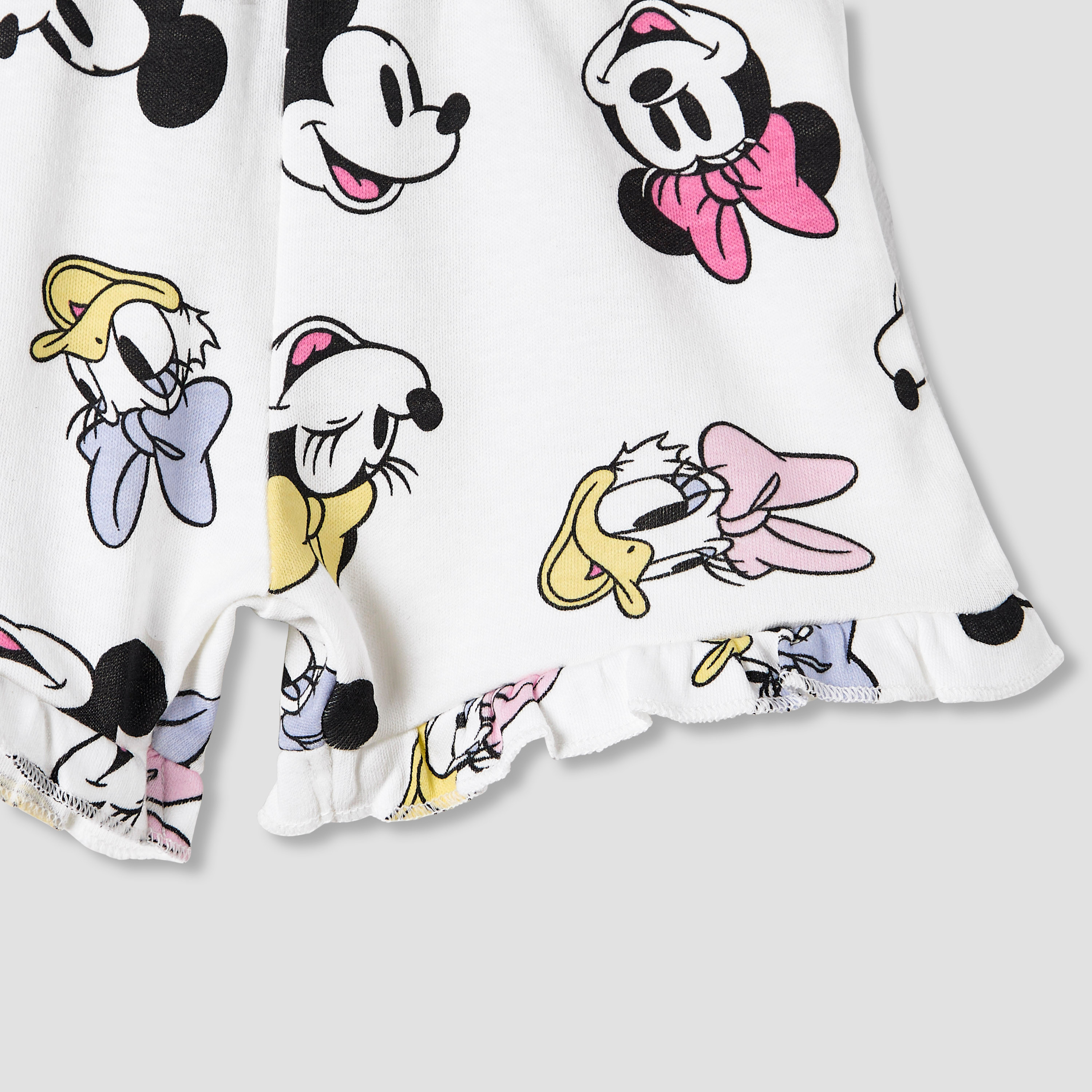 Disney Girls T-shirt and Shorts Set with Minnie Mouse Print - Cotton - Short Sleeves - Round Neck-baby-girls-clothing-setsandcoords-image-7