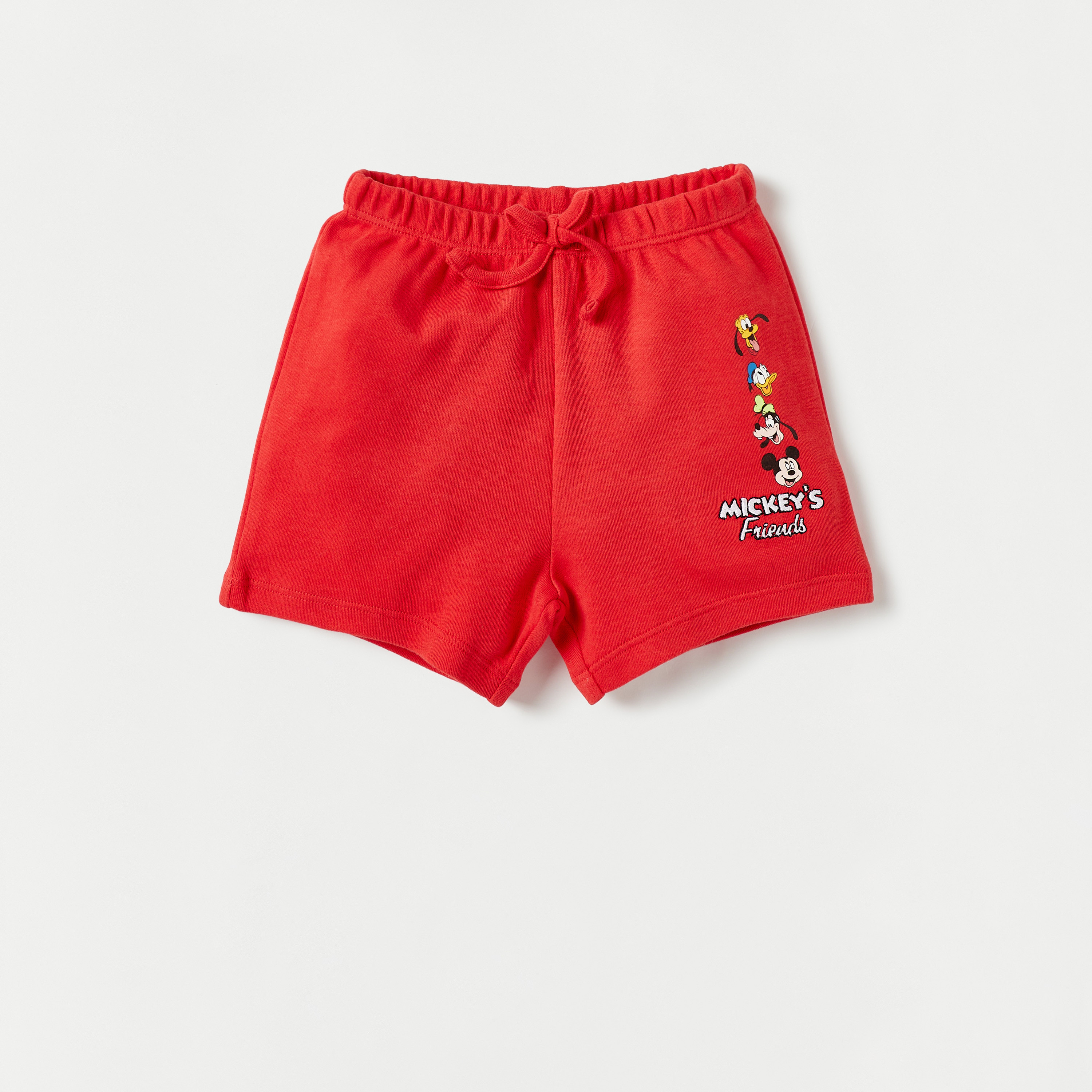Disney Mickey Mouse and Friends Print T-shirt and Shorts Set-baby-boys-clothing-setsandcoords-image-3