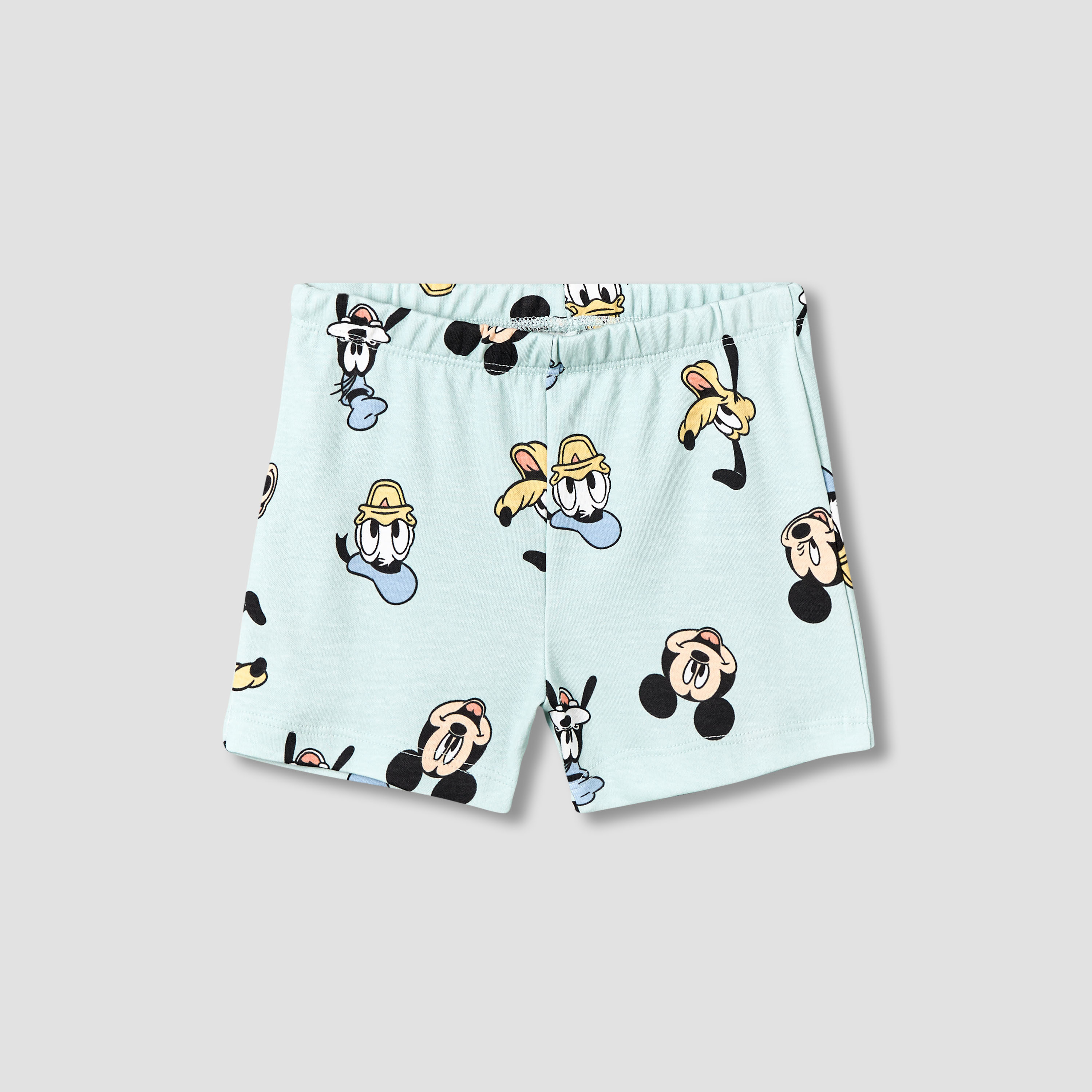 Disney Cotton Round Neck Short Sleeves T-shirt and Shorts Set with Mickey Mouse and Friends Print-baby-boys-clothing-setsandcoords-image-4