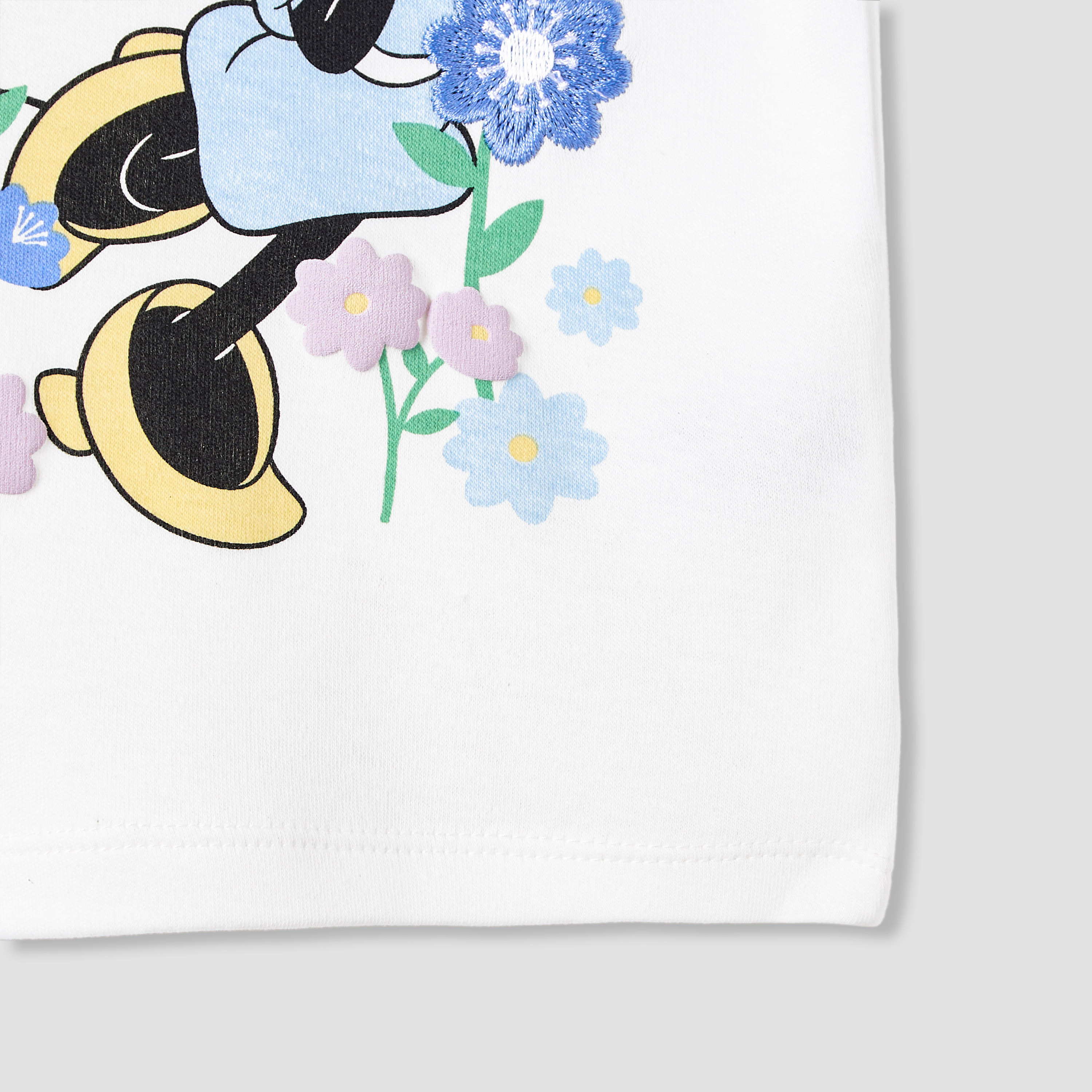 Disney Girls T-shirt and Shorts Set with Minnie Mouse Print - Cotton - Short Sleeves - Round Neck-baby-girls-clothing-setsandcoords-image-5
