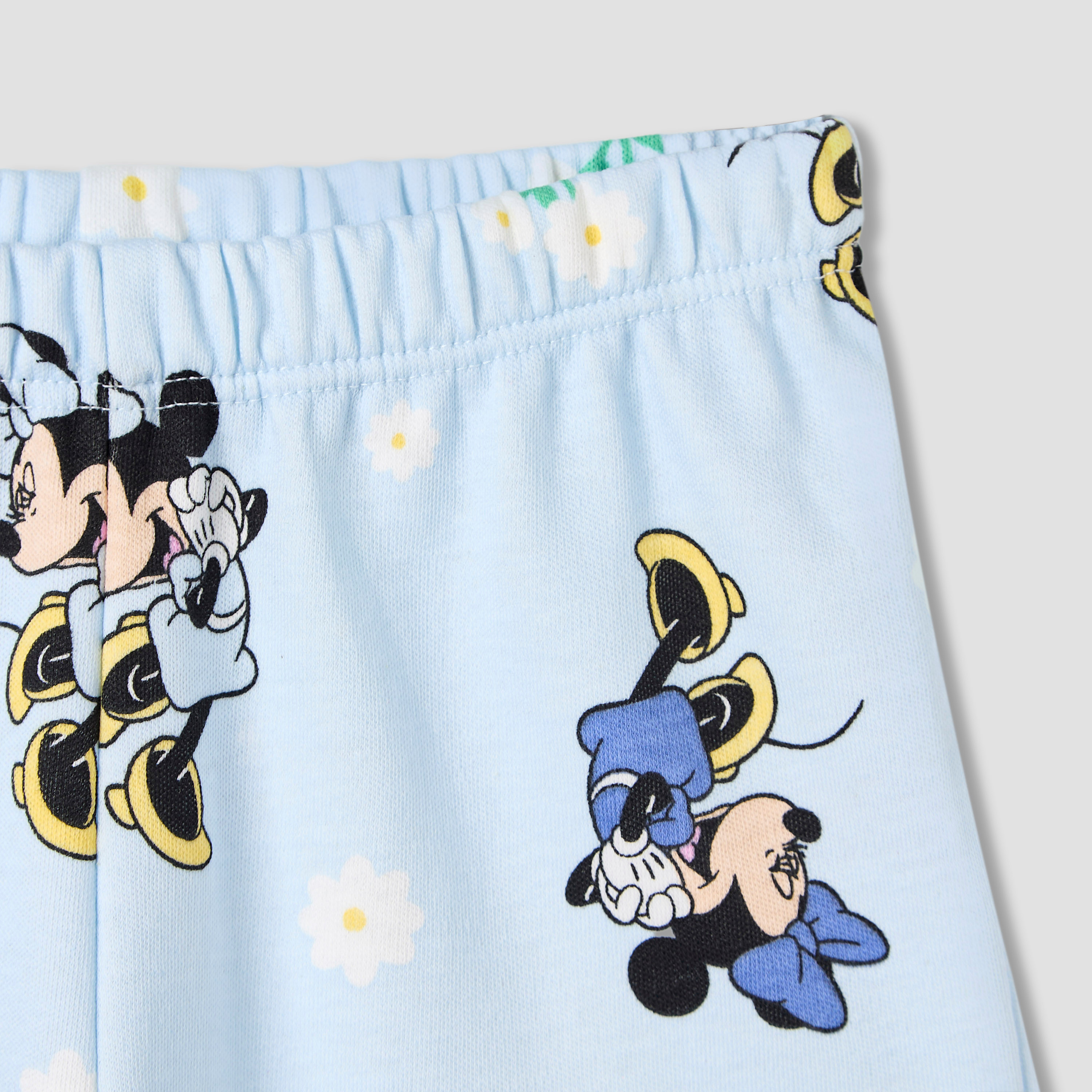 Disney Girls T-shirt and Shorts Set with Minnie Mouse Print - Cotton - Short Sleeves - Round Neck-baby-girls-clothing-setsandcoords-image-6
