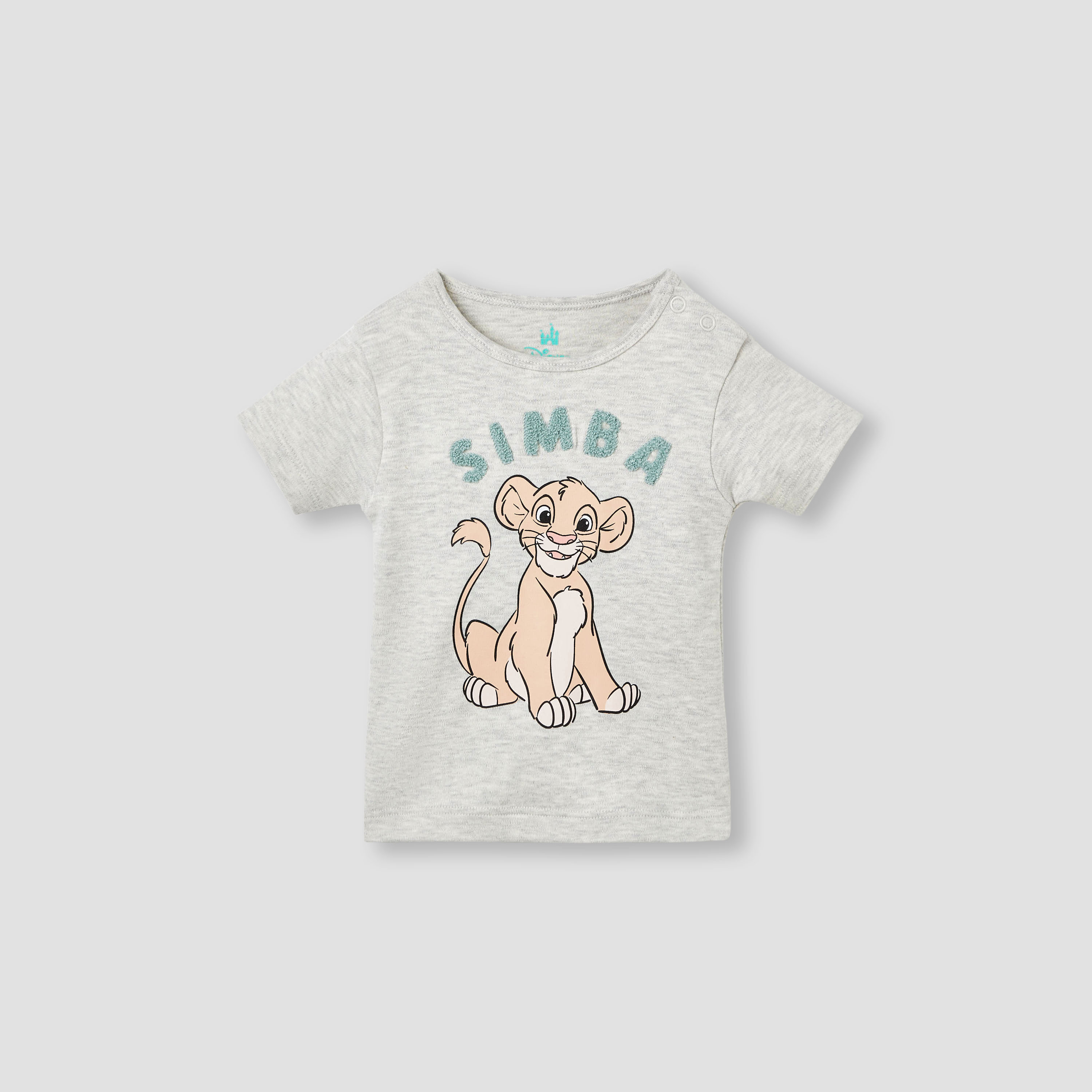 Disney Girls T-shirt and Shorts Set with Simba Print - Cotton - Short Sleeves - Round Neck-baby-girls-clothing-setsandcoords-image-2