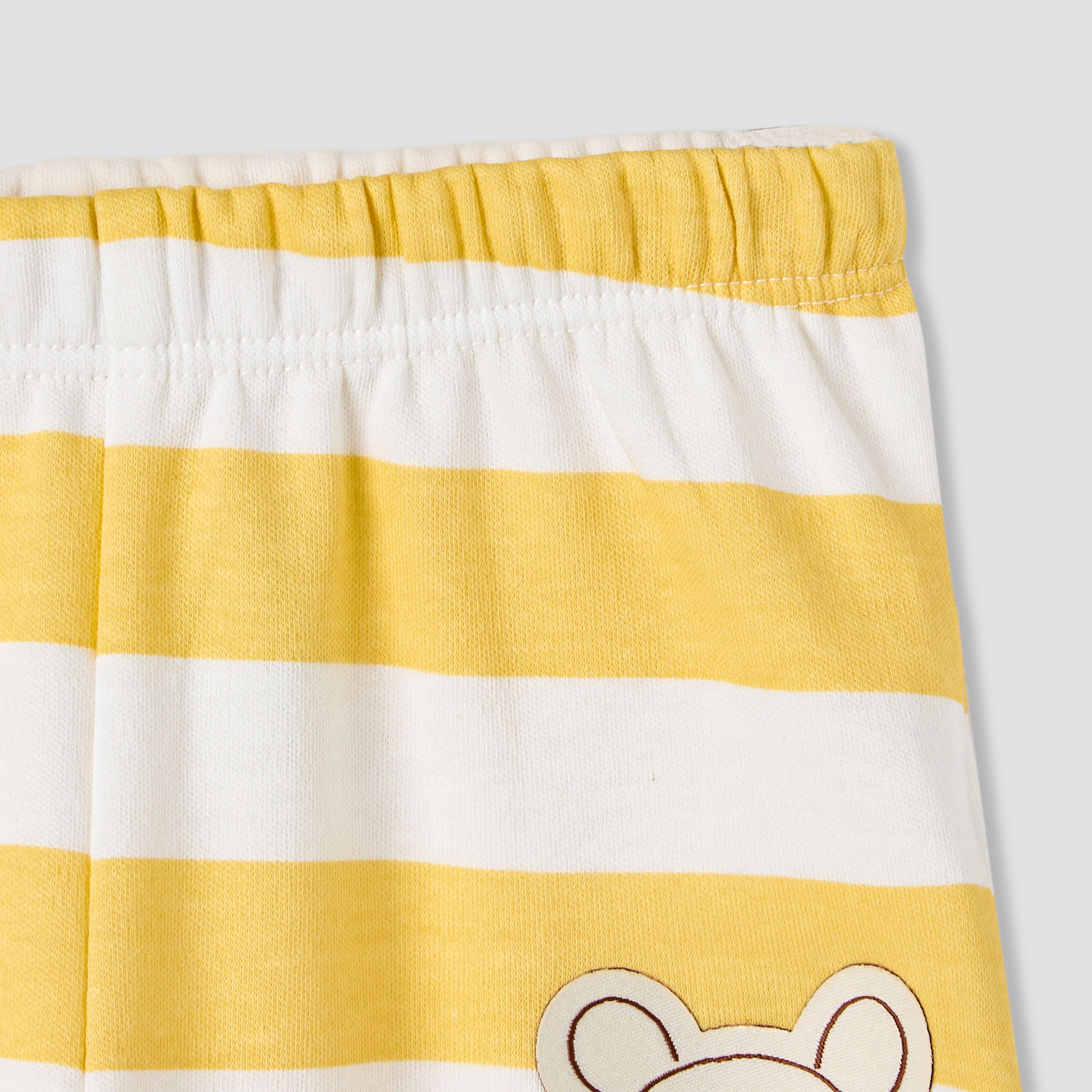 Disney Boys T-shirt and Shorts Set with Winnie-the-Pooh Print - Cotton - Short Sleeves - Round Neck-baby-boys-clothing-setsandcoords-image-5