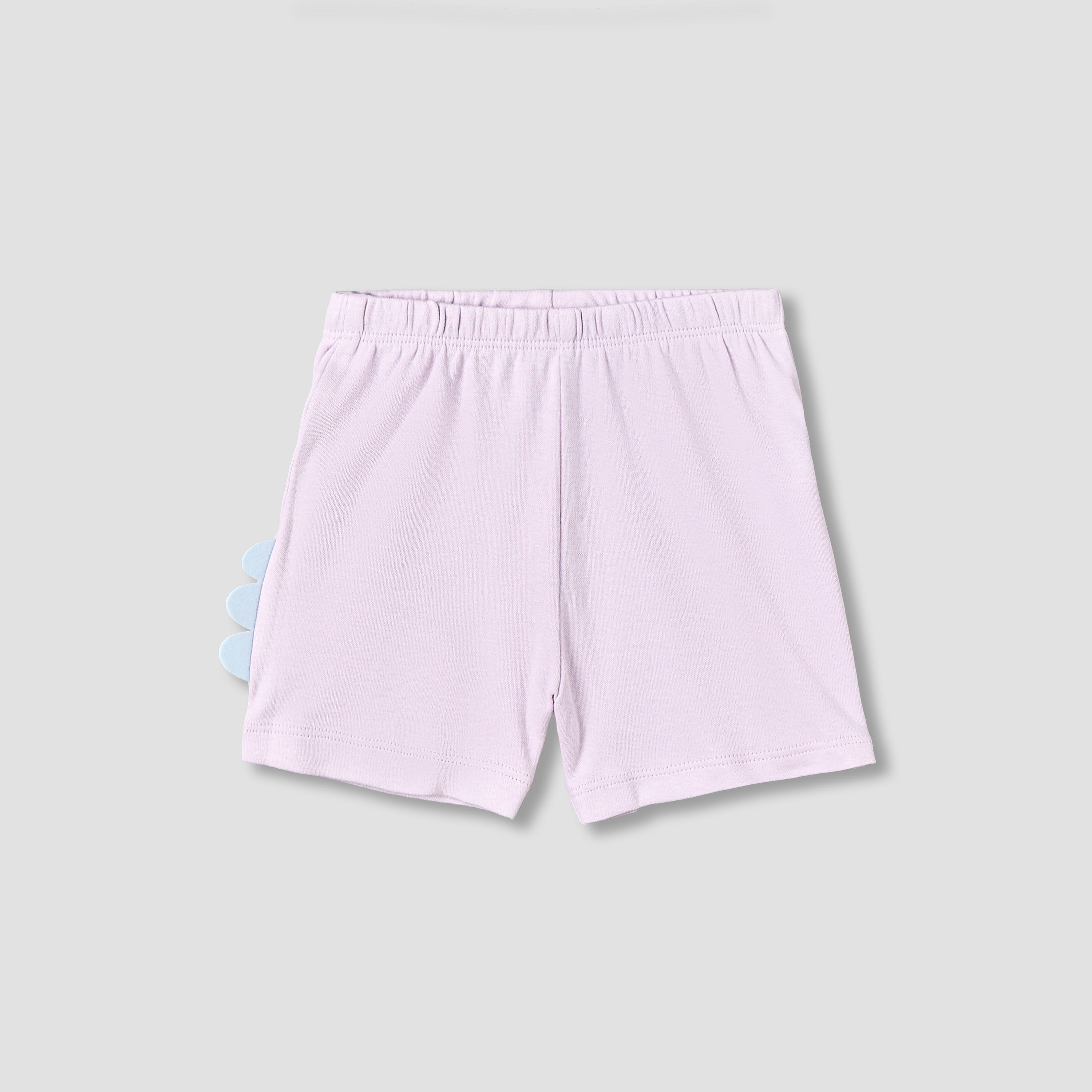 طقم شورت وتيشيرت قطن برقبة مستديرة وأكمام قصيرة وبزخارف ديناصور من جونيورز-baby-girls-clothing-setsandcoords-image-4